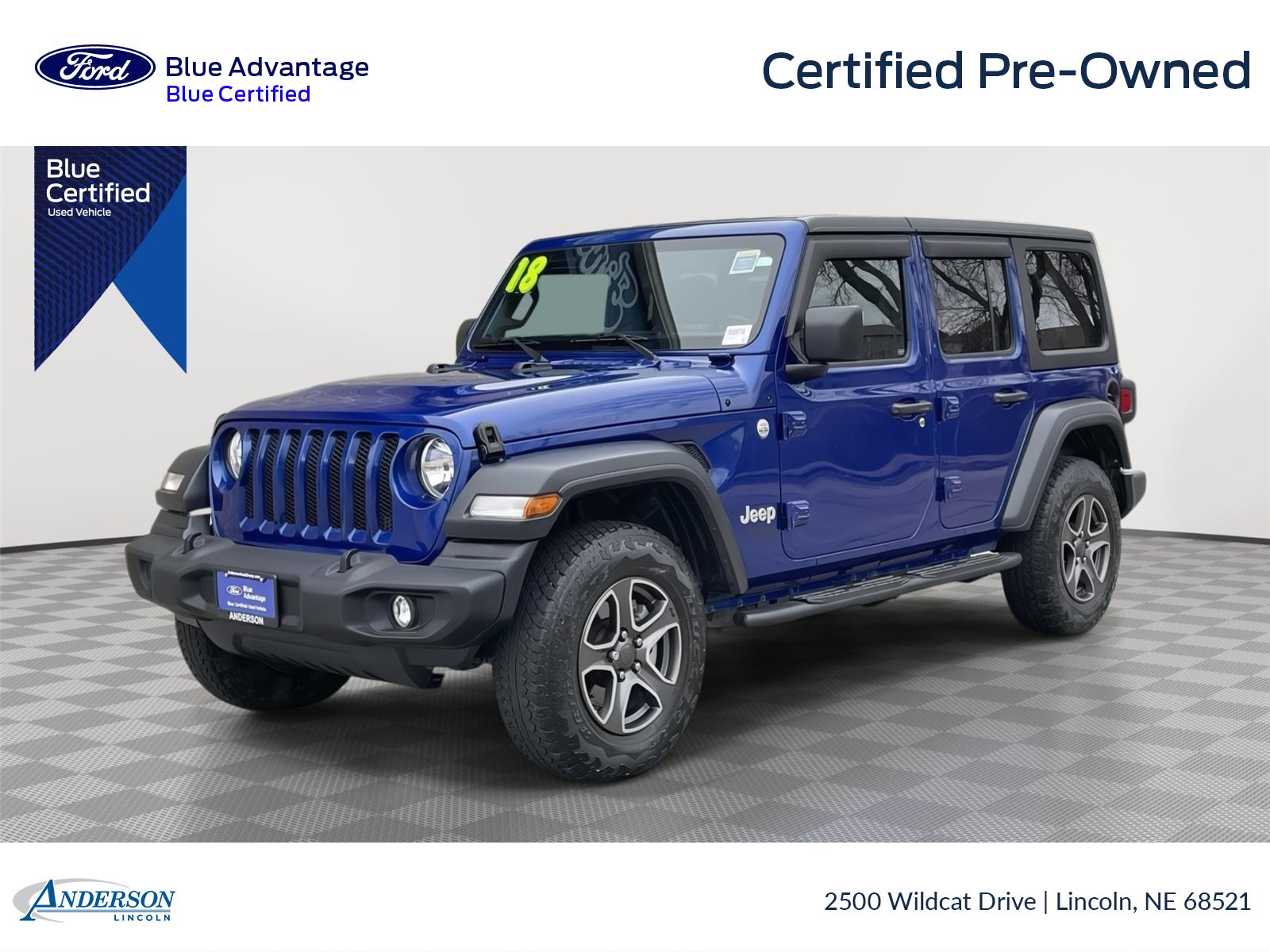 2018 Jeep Wrangler Unlimited Sport S 4WD