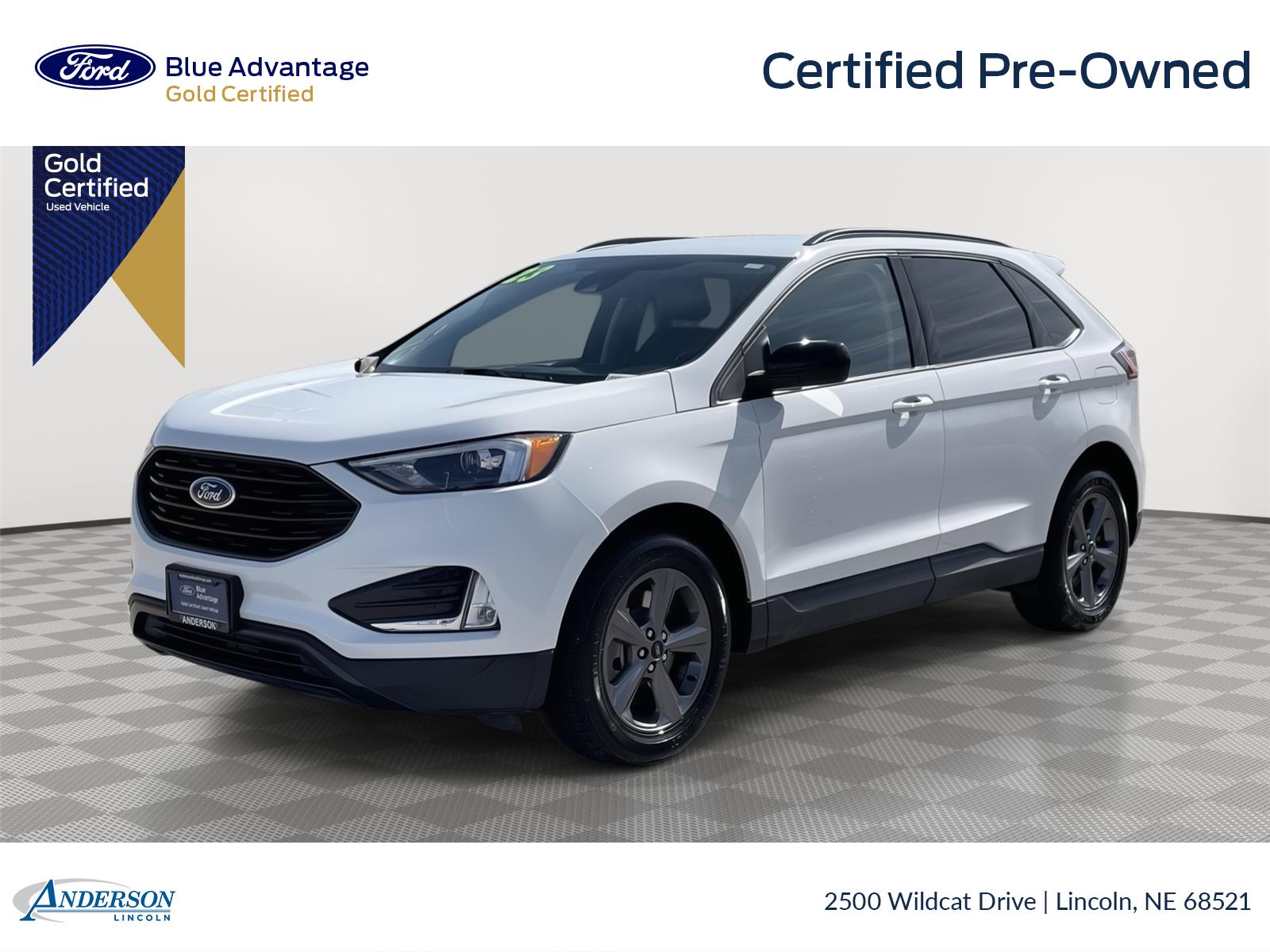 Oxford White 2023 Ford Edge SEL AWD SUV / Crossover All-Wheel Drive 8-Speed Automatic