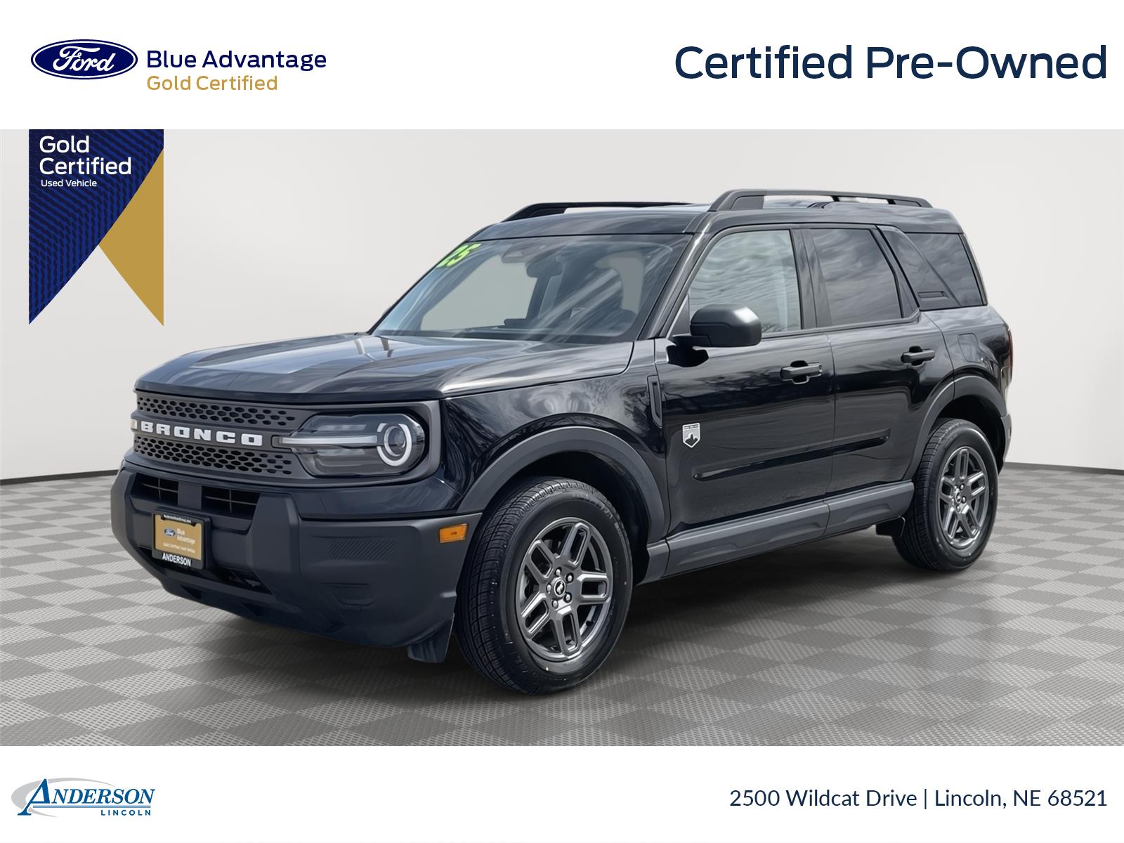 Shadow Black 2025 Ford Bronco Sport Big Bend AWD SUV / Crossover All-Wheel Drive 8-Speed Automatic