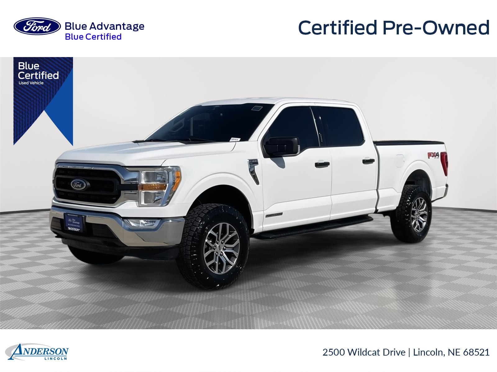 Oxford White 2021 Ford F-150 XLT SuperCrew 4WD Pickup Truck Four-Wheel Drive Automatic