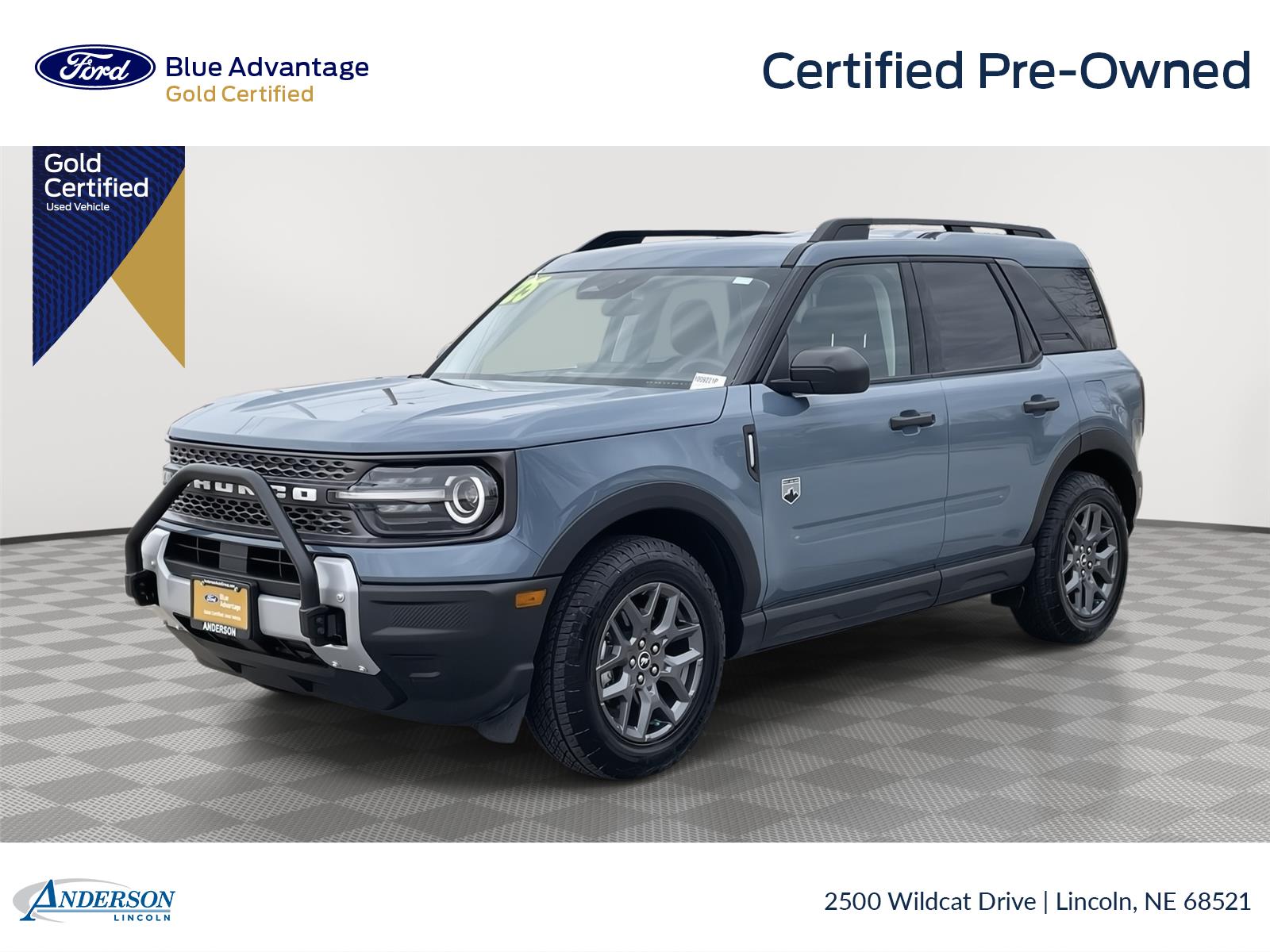 Blue (Azure Gray Metallic Tri-Coat) 2025 Ford Bronco Sport Big Bend AWD SUV / Crossover All-Wheel Drive 8-Speed Automatic
