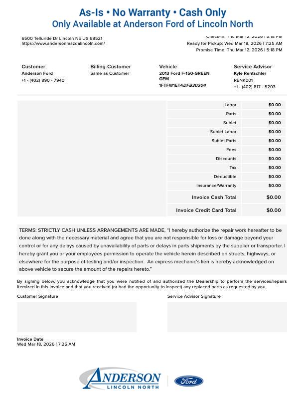 Pre-Owned 2013 Ford F-150 for sale in Lincoln NE