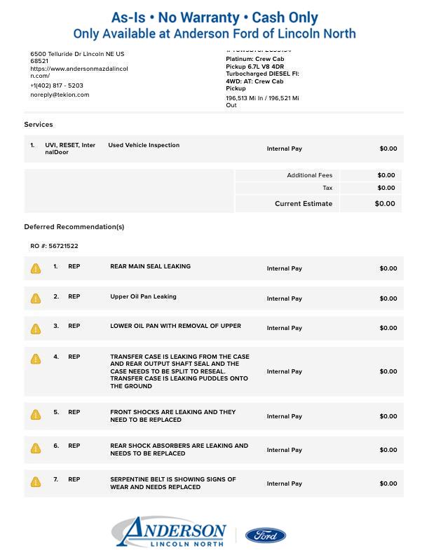 Used 2015 Ford Super Duty F-350 for sale in Lincoln NE