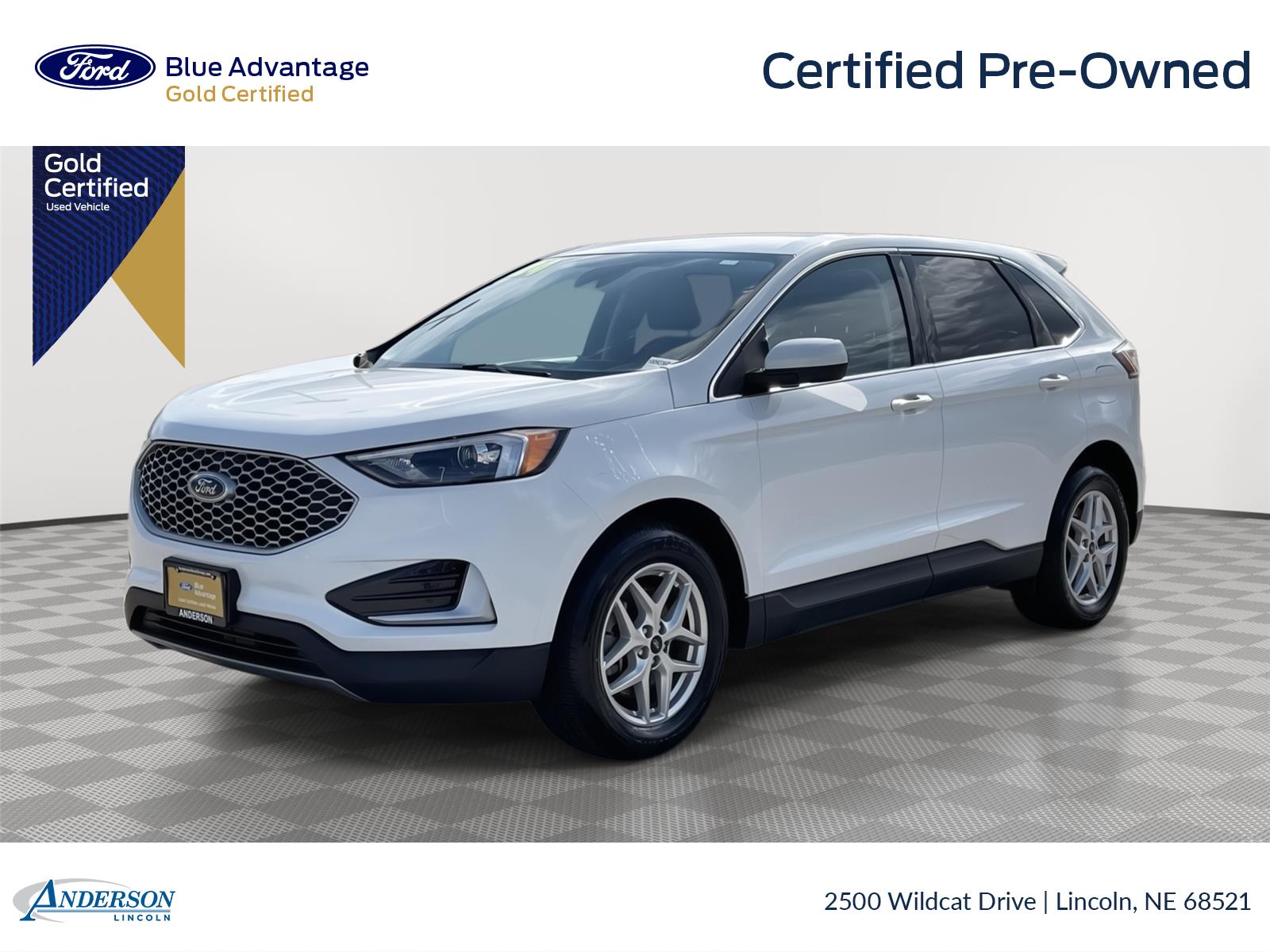 Oxford White 2024 Ford Edge SEL AWD SUV / Crossover All-Wheel Drive 8-Speed Automatic