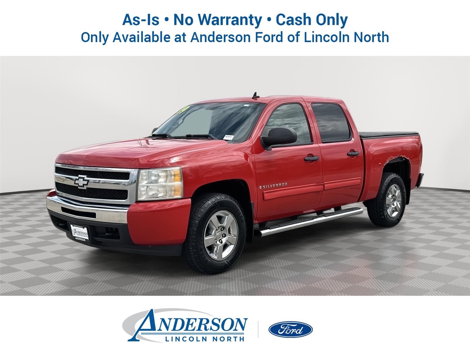 Victory Red 2009 Chevrolet Silverado 1500 LT Crew Cab 4WD Pickup Truck Four-Wheel Drive 6-Speed Automatic
