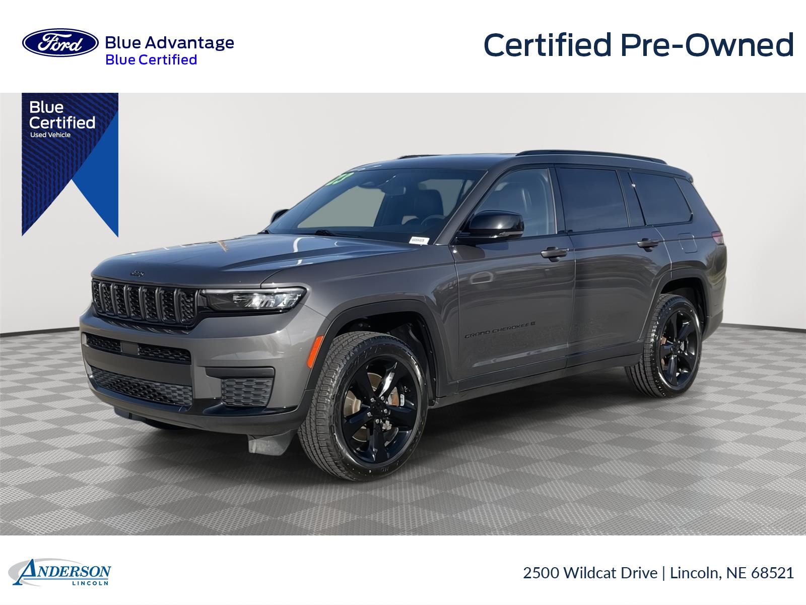 Baltic Gray Metallic Clearcoat 2023 Jeep Grand Cherokee L Altitude 4WD SUV / Crossover Four-Wheel Drive 8-Speed Automatic