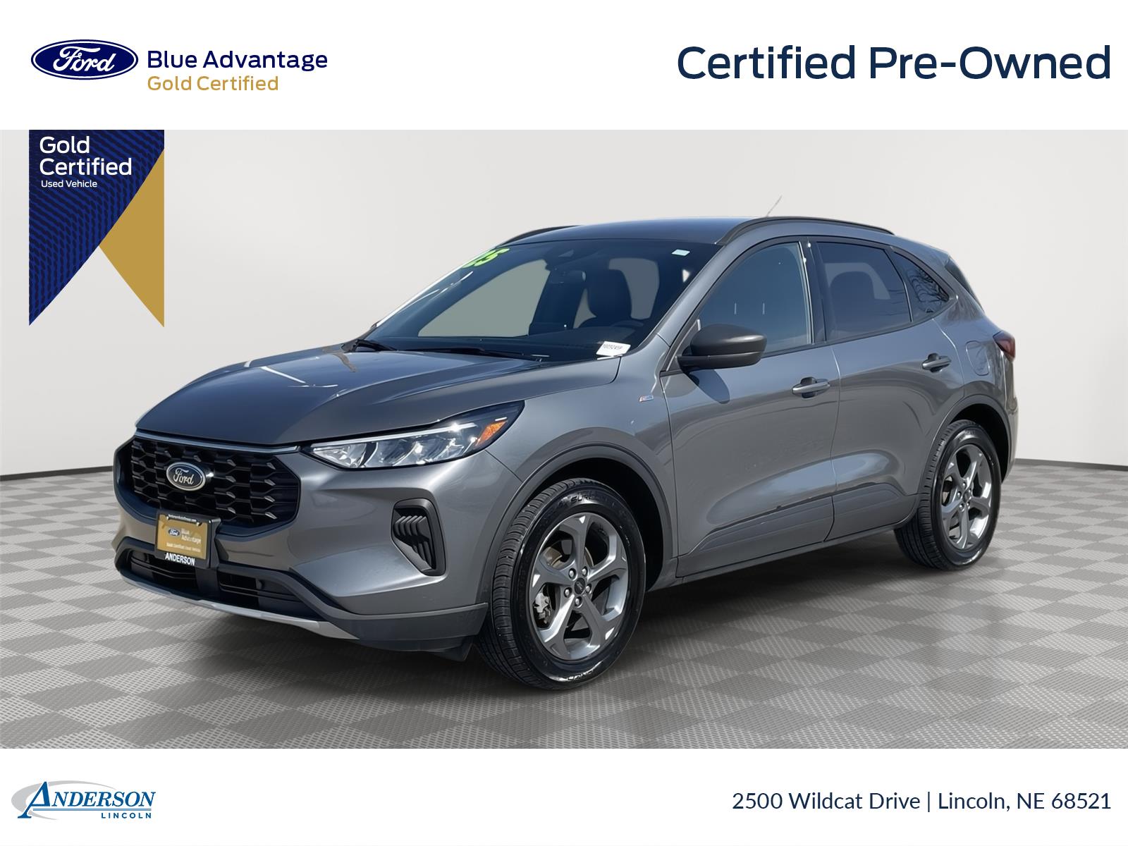 Carbonized Gray 2025 Ford Escape SUV / Crossover Front-Wheel Drive 8-Speed Automatic