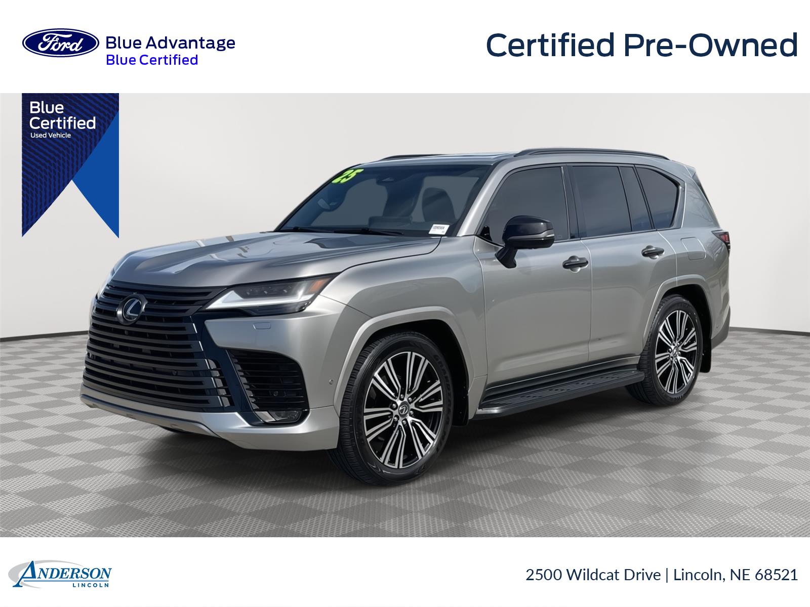 Atomic Silver 2025 Lexus LX Hybrid Luxury AWD SUV / Crossover All-Wheel Drive Automatic