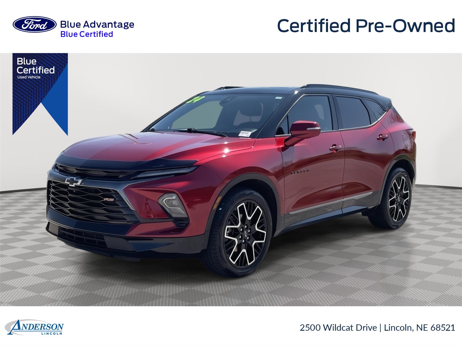 Radiant Red Tintcoat 2024 Chevrolet Blazer RS AWD SUV / Crossover All-Wheel Drive 9-Speed Automatic