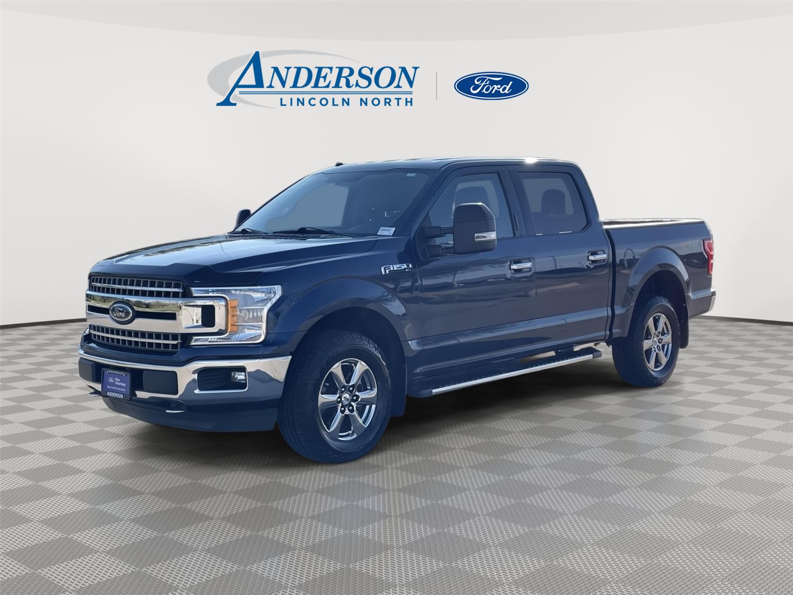 Blue Jeans 2018 Ford F-150 XLT SuperCrew 4WD Pickup Truck Four-Wheel Drive Automatic