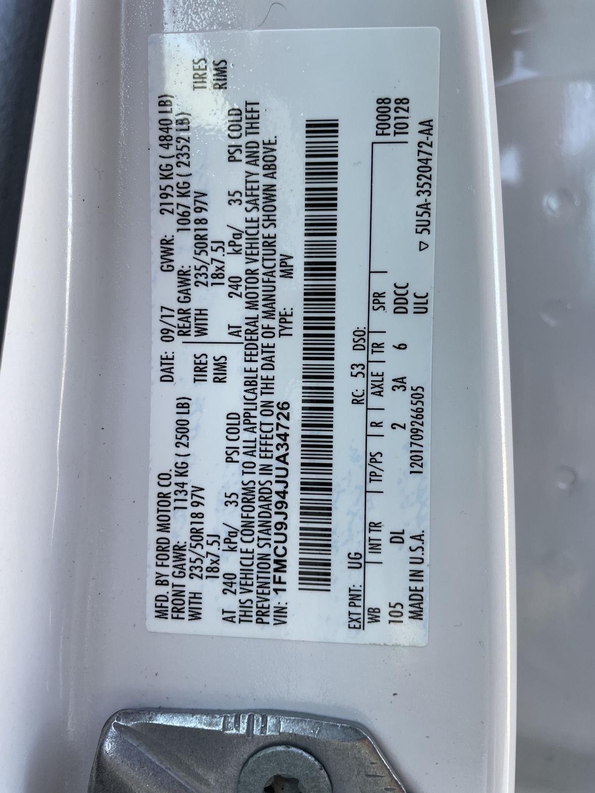 Pre-Owned 2018 Ford Escape for sale in Lincoln NE