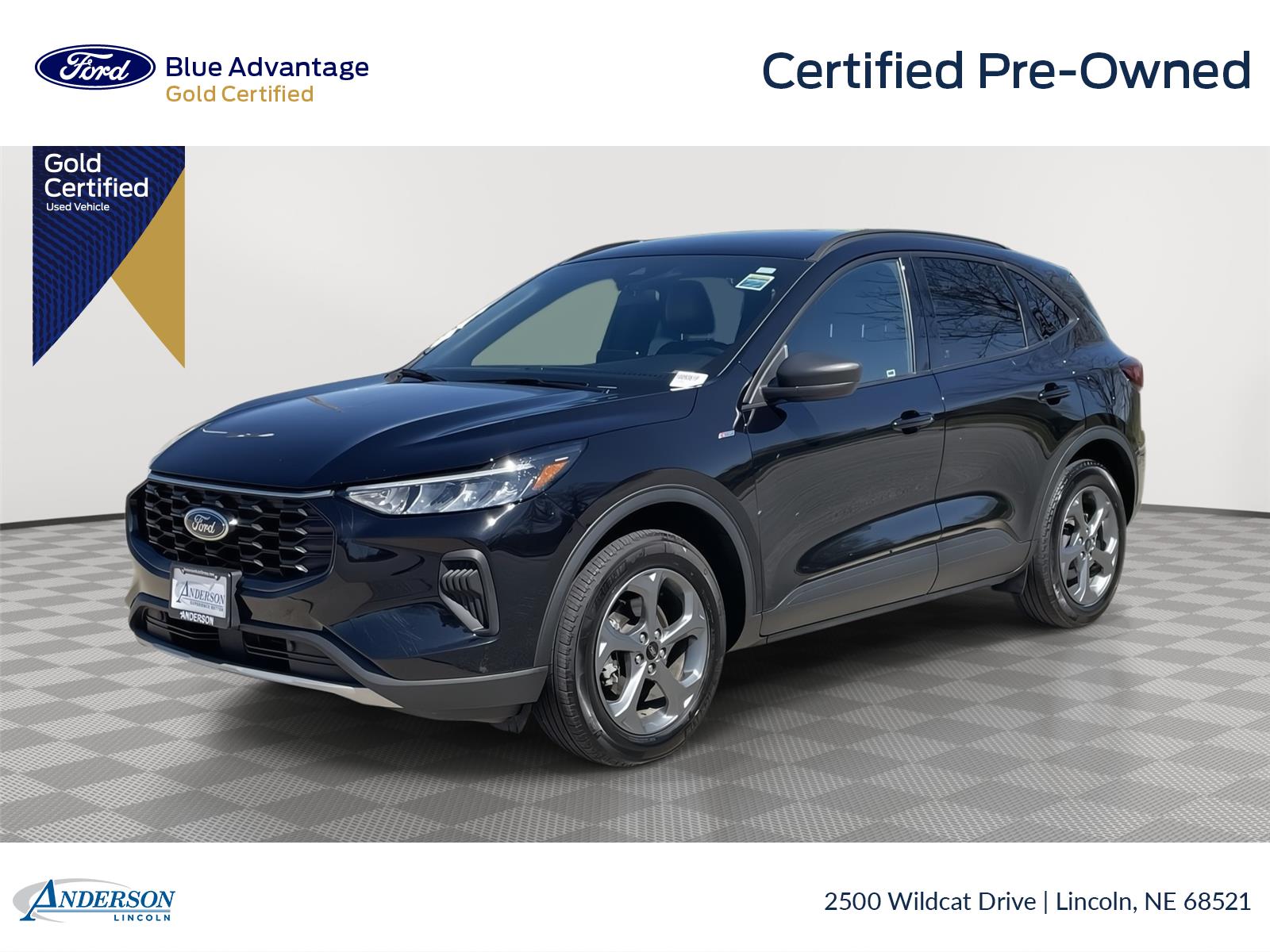 Agate Black 2025 Ford Escape ST-Line AWD SUV / Crossover All-Wheel Drive 8-Speed Automatic