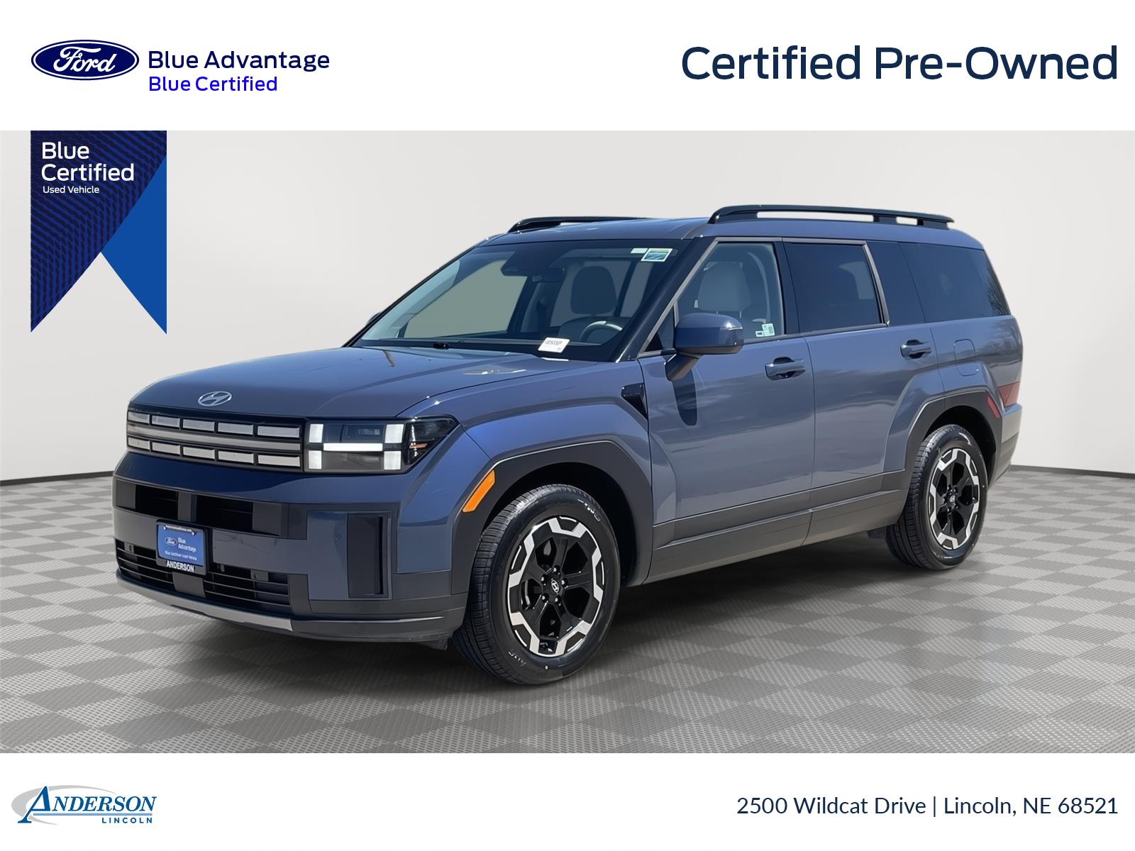 Atlantis Blue 2025 Hyundai Santa Fe SEL AWD SUV / Crossover All-Wheel Drive Automatic