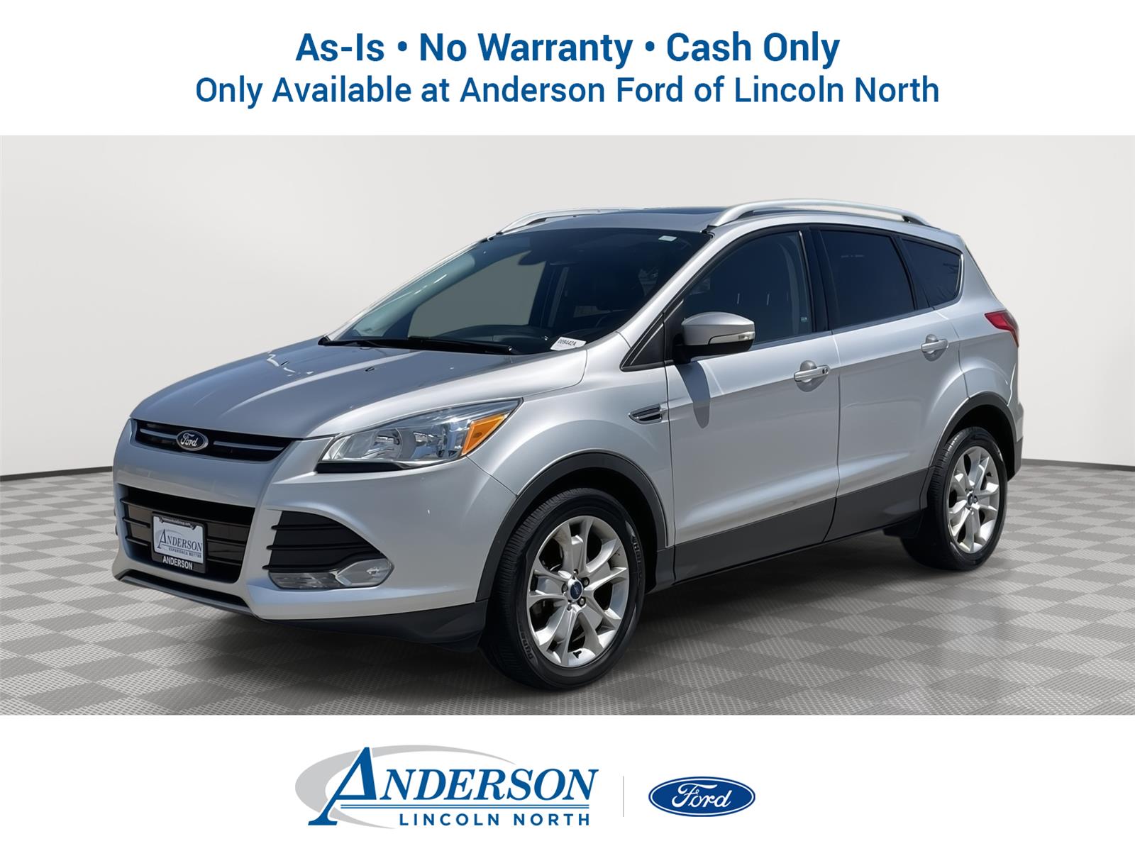 Ingot Silver Metallic 2015 Ford Escape Titanium AWD SUV / Crossover All-Wheel Drive 6-Speed Automatic