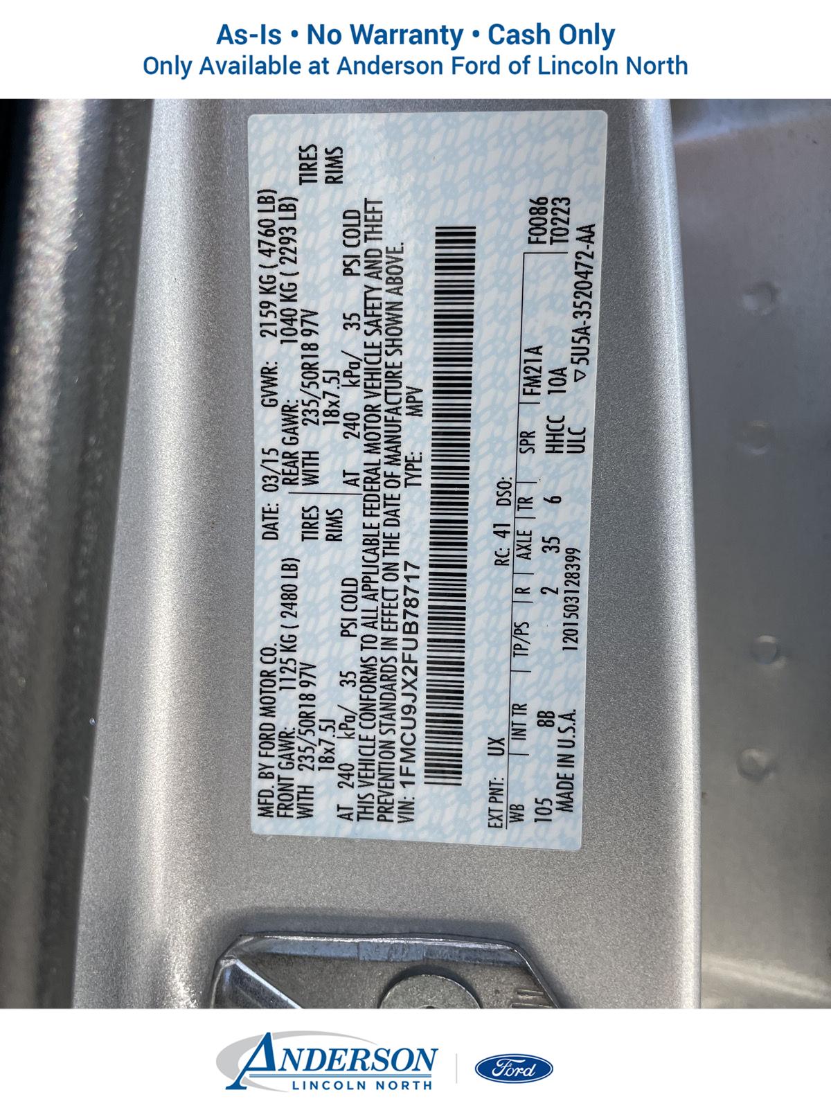 Used 2015 Ford Escape for sale in Lincoln NE