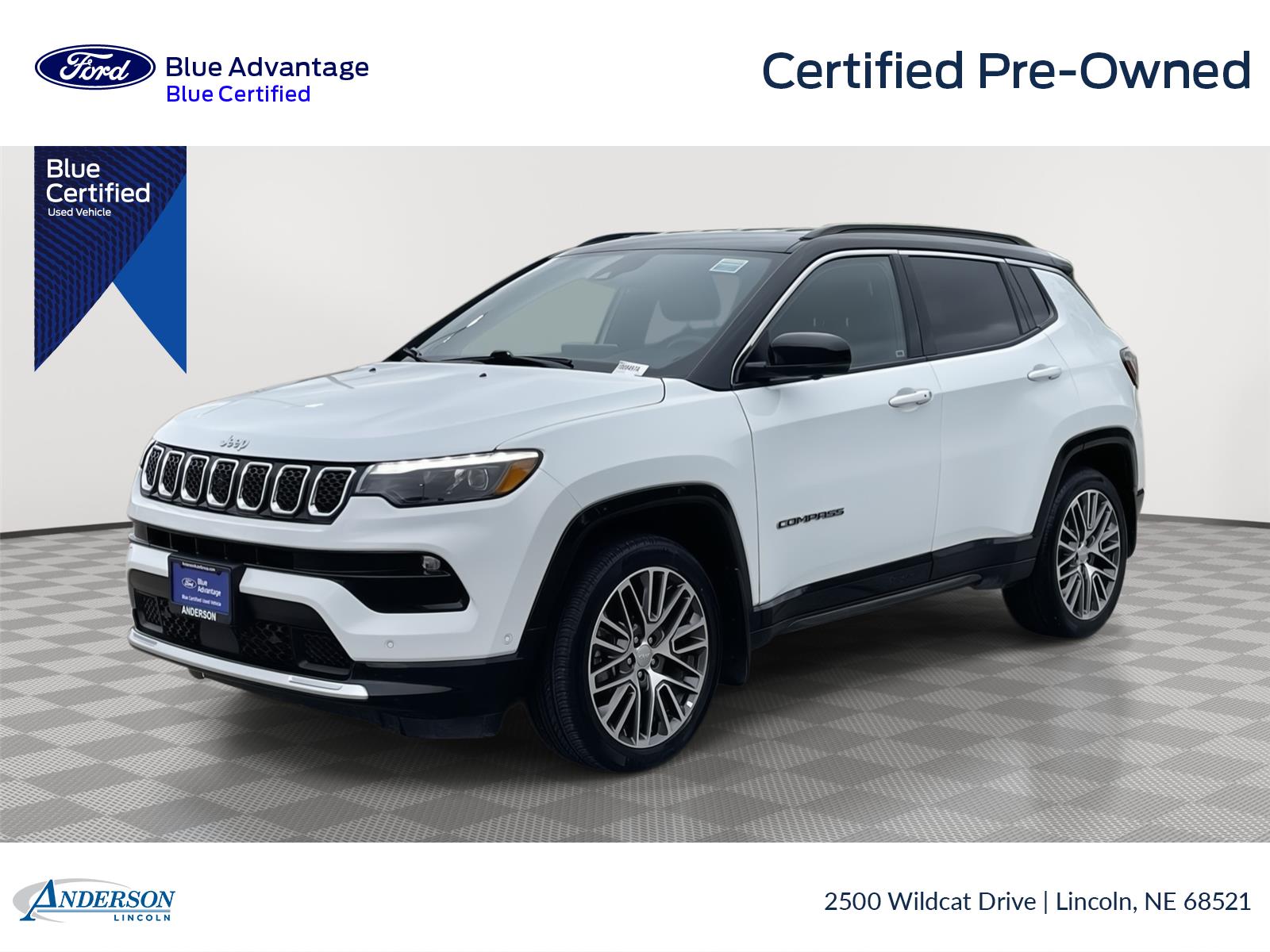 Bright White Clearcoat 2024 Jeep Compass SUV / Crossover Four-Wheel Drive 8-Speed Automatic