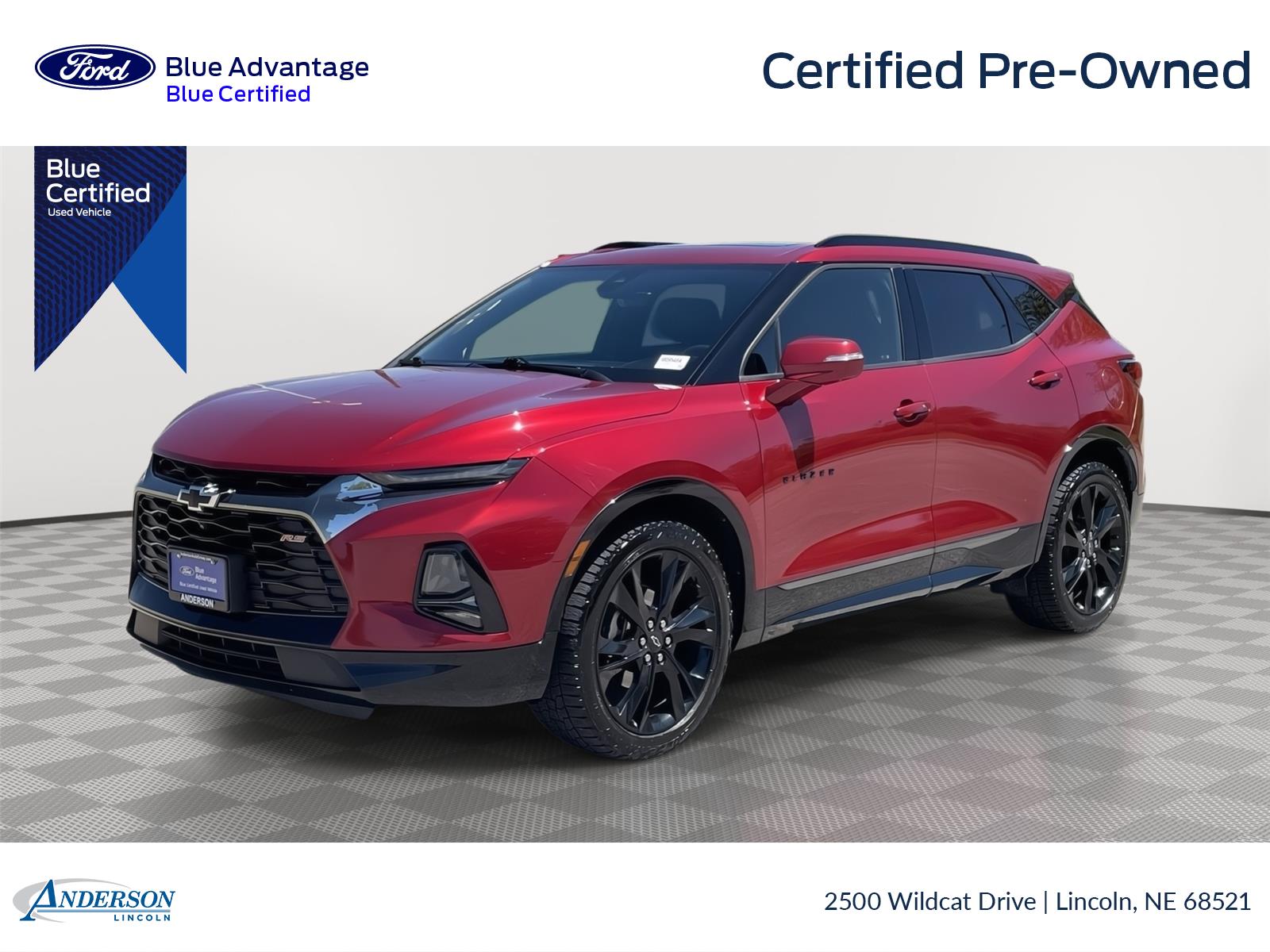Cajun Red Tintcoat 2019 Chevrolet Blazer SUV / Crossover All-Wheel Drive 9-Speed Automatic