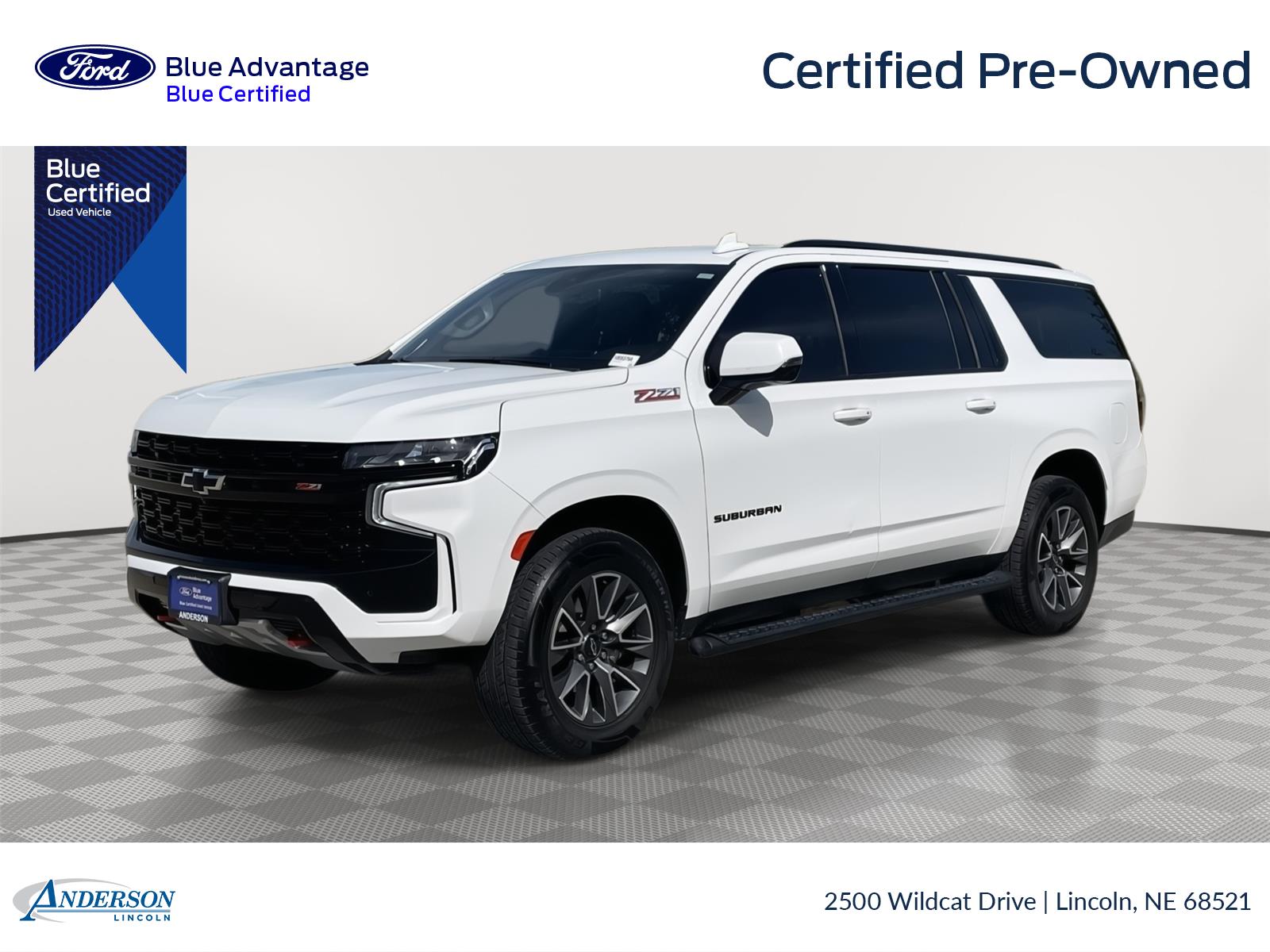 Summit White 2023 Chevrolet Suburban SUV / Crossover Four-Wheel Drive Automatic