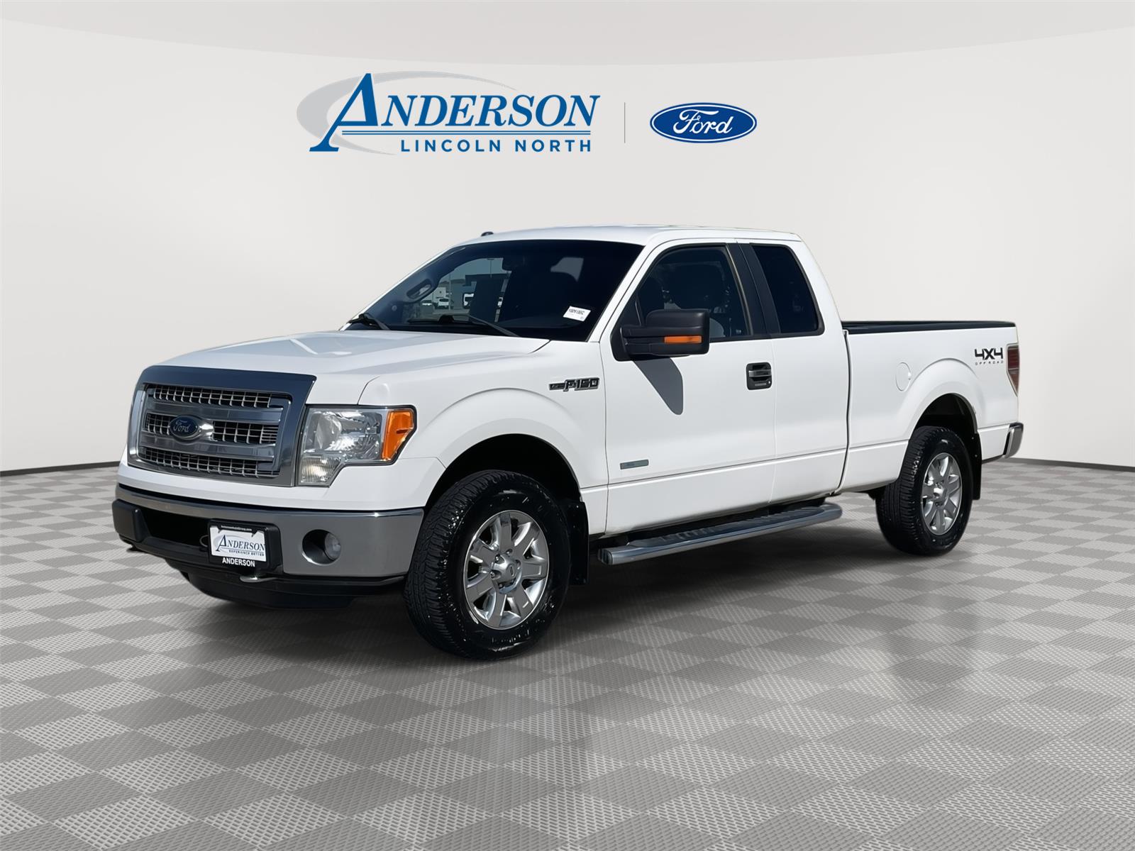 Oxford White 2013 Ford F-150 XLT SuperCab 4WD Pickup Truck Four-Wheel Drive 6-Speed Automatic