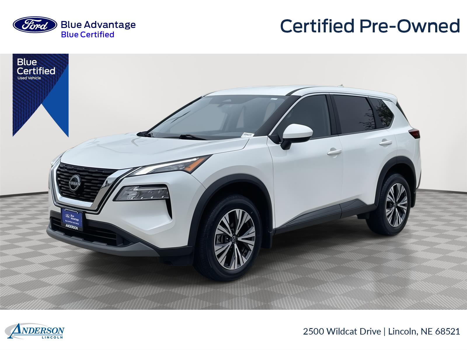 Pearl White Tricoat 2023 Nissan Rogue SUV / Crossover All-Wheel Drive Continuously Variable Transmission