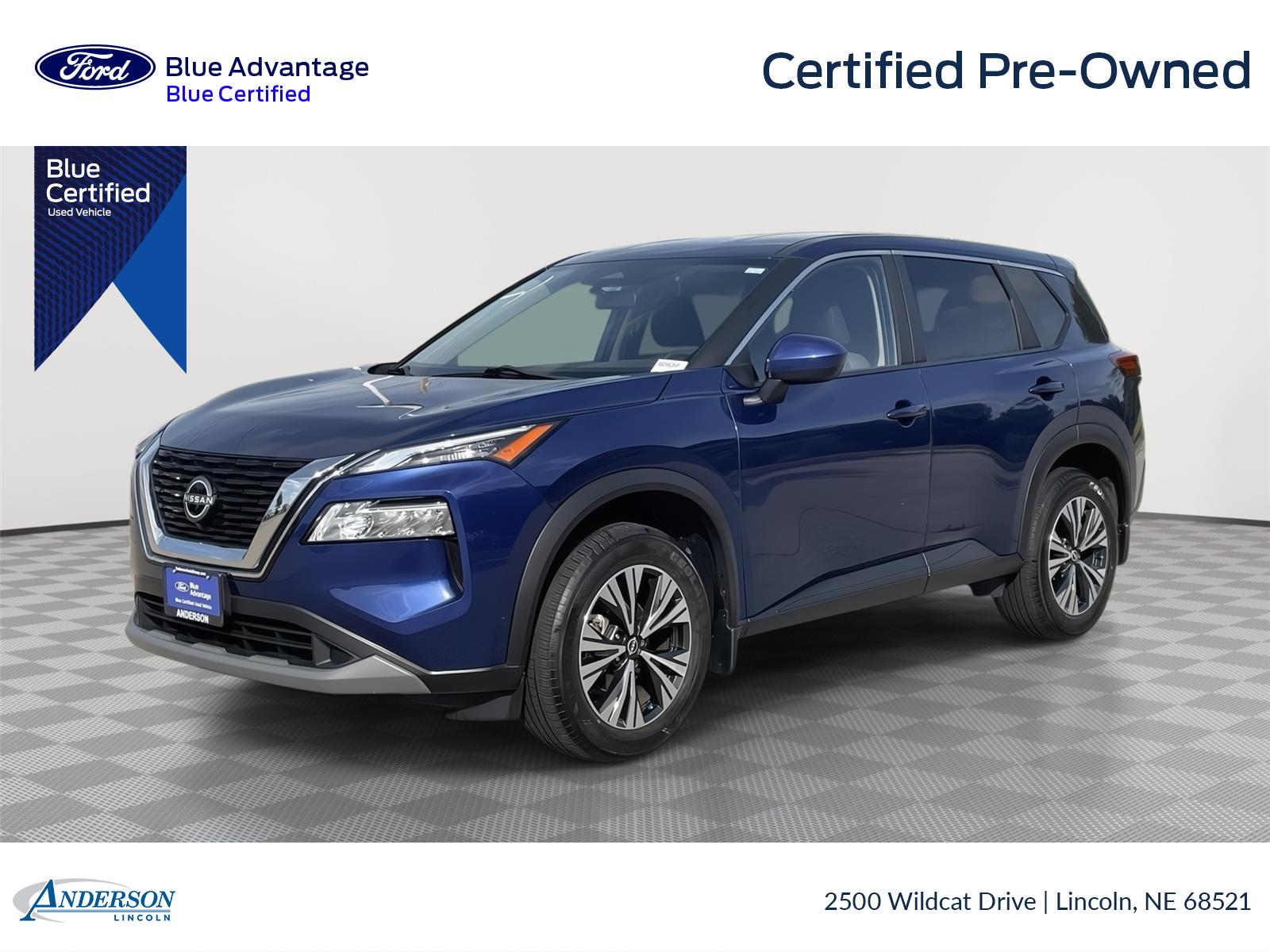 Caspian Blue Metallic 2023 Nissan Rogue SUV / Crossover All-Wheel Drive Continuously Variable Transmission
