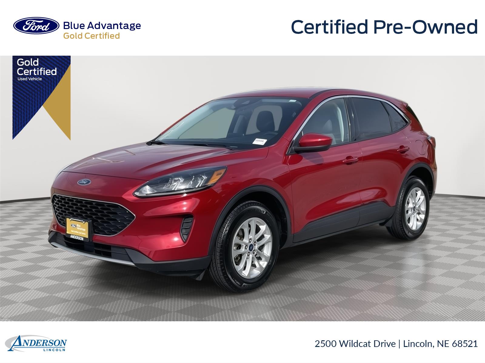Rapid Red Metallic Tinted Clearcoat 2021 Ford Escape SE AWD SUV / Crossover All-Wheel Drive 8-Speed Automatic