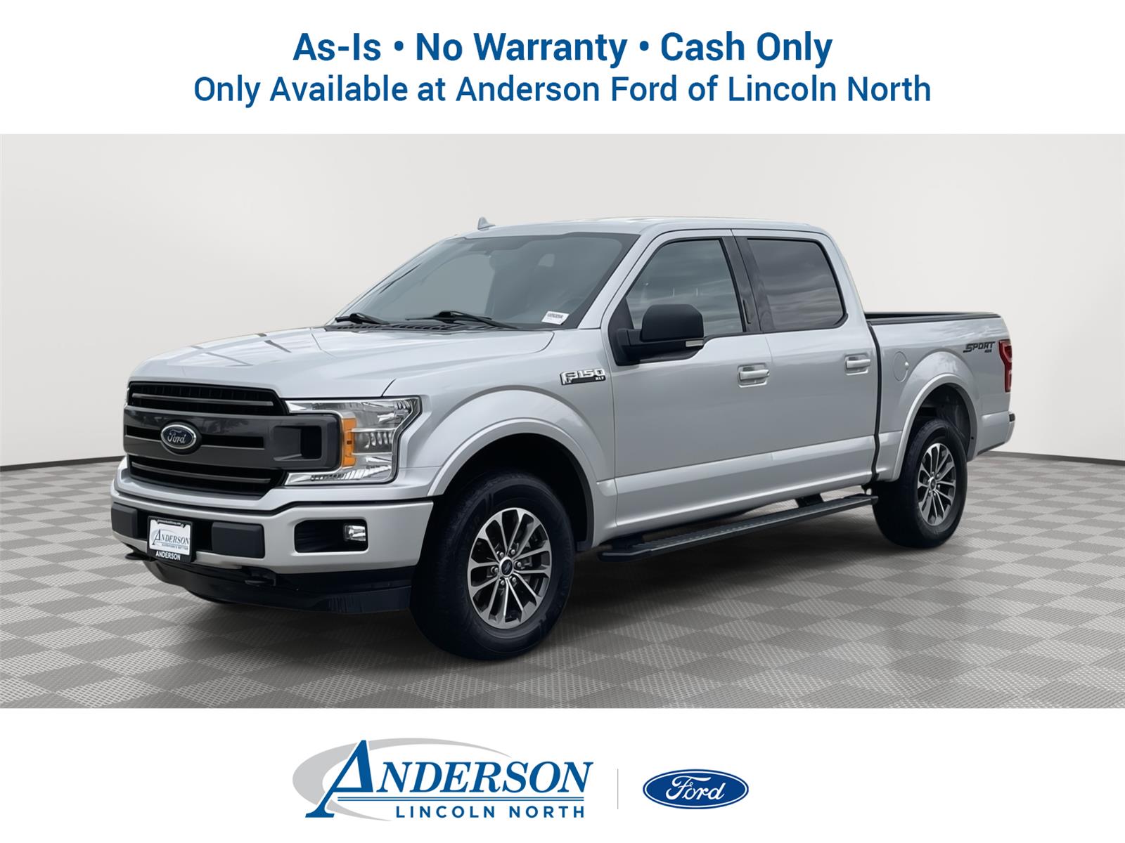 Ingot Silver 2018 Ford F-150 XLT SuperCrew 4WD Pickup Truck Four-Wheel Drive Automatic