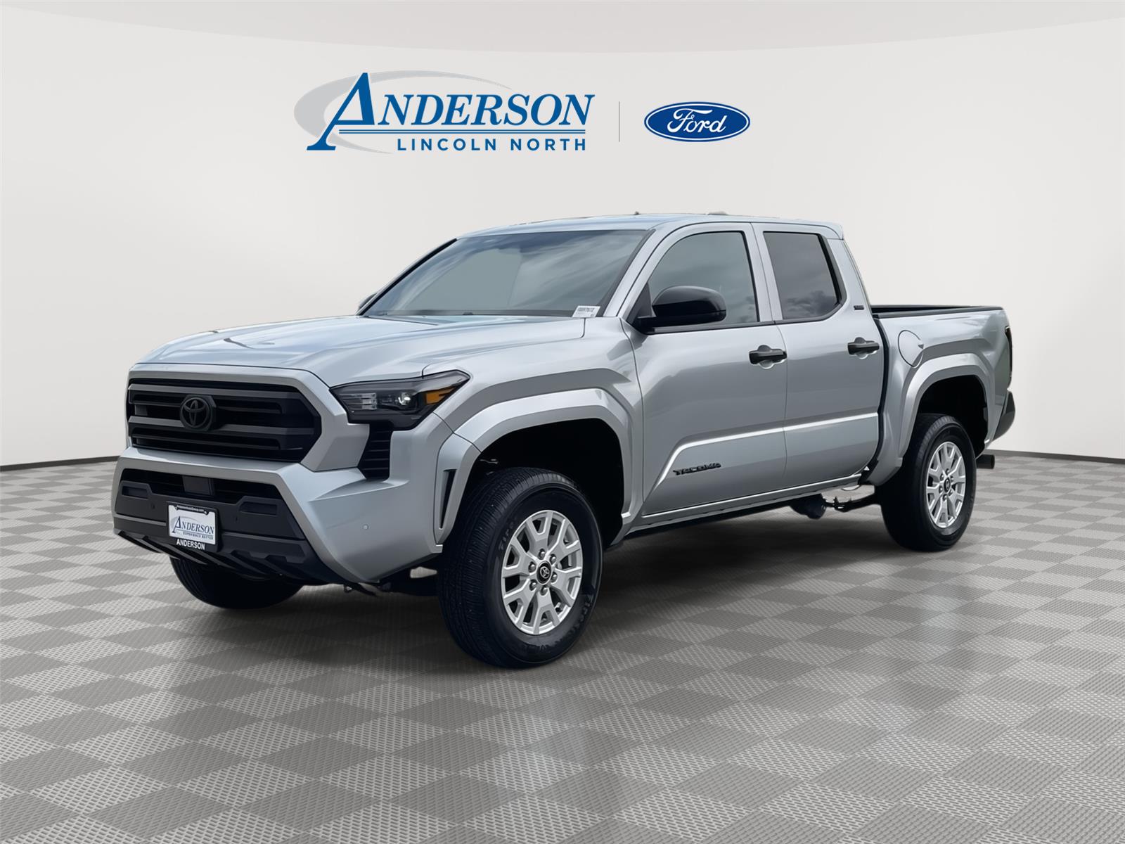Celestial Silver Metallic 2024 Toyota Tacoma Pickup Truck Four-Wheel Drive 8-Speed Automatic