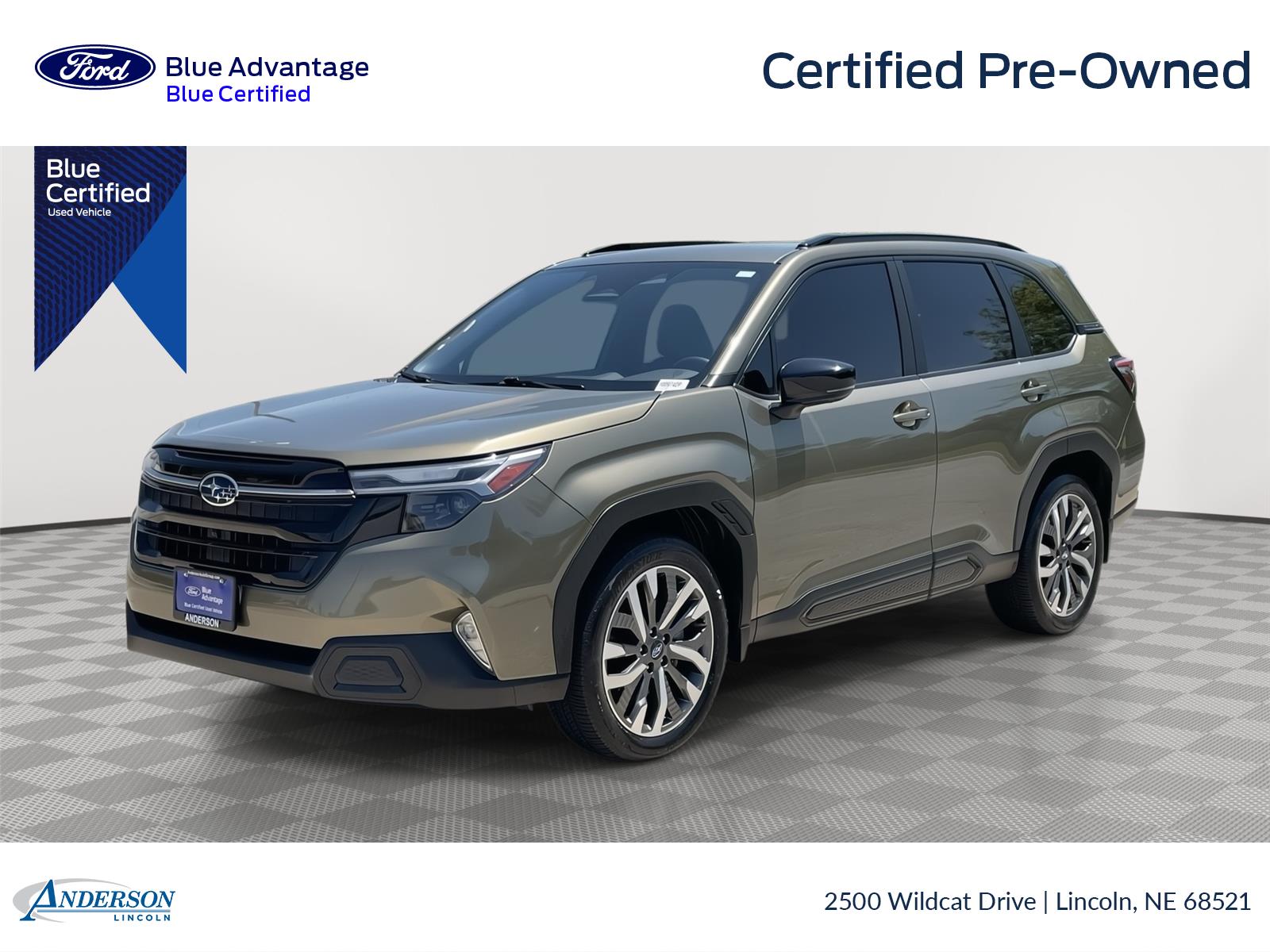 Autumn Green Metallic 2025 Subaru Forester SUV / Crossover All-Wheel Drive Continuously Variable Transmission