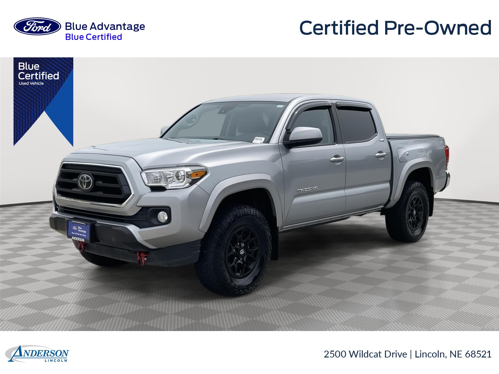 Silver Sky Metallic 2020 Toyota Tacoma Pickup Truck Four-Wheel Drive Automatic