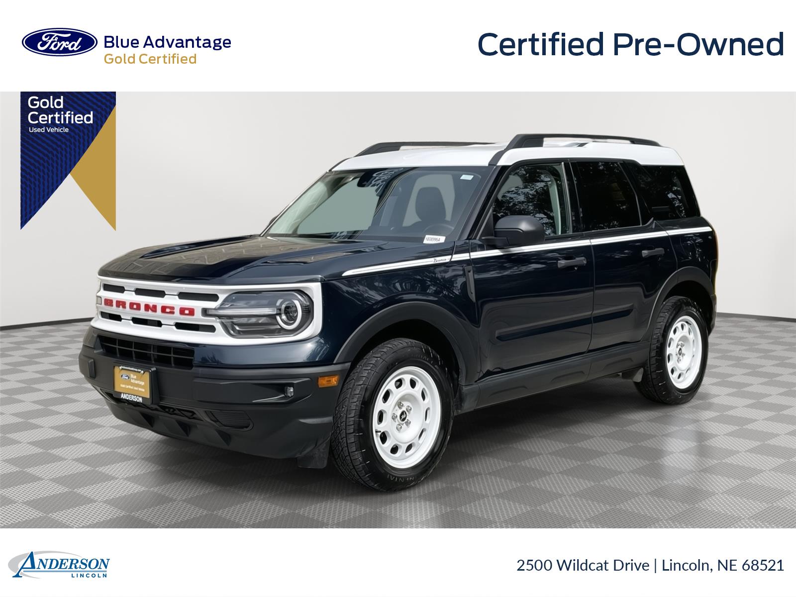 Alto Blue Metallic Tinted Clearcoat 2023 Ford Bronco Sport SUV / Crossover All-Wheel Drive 8-Speed Automatic