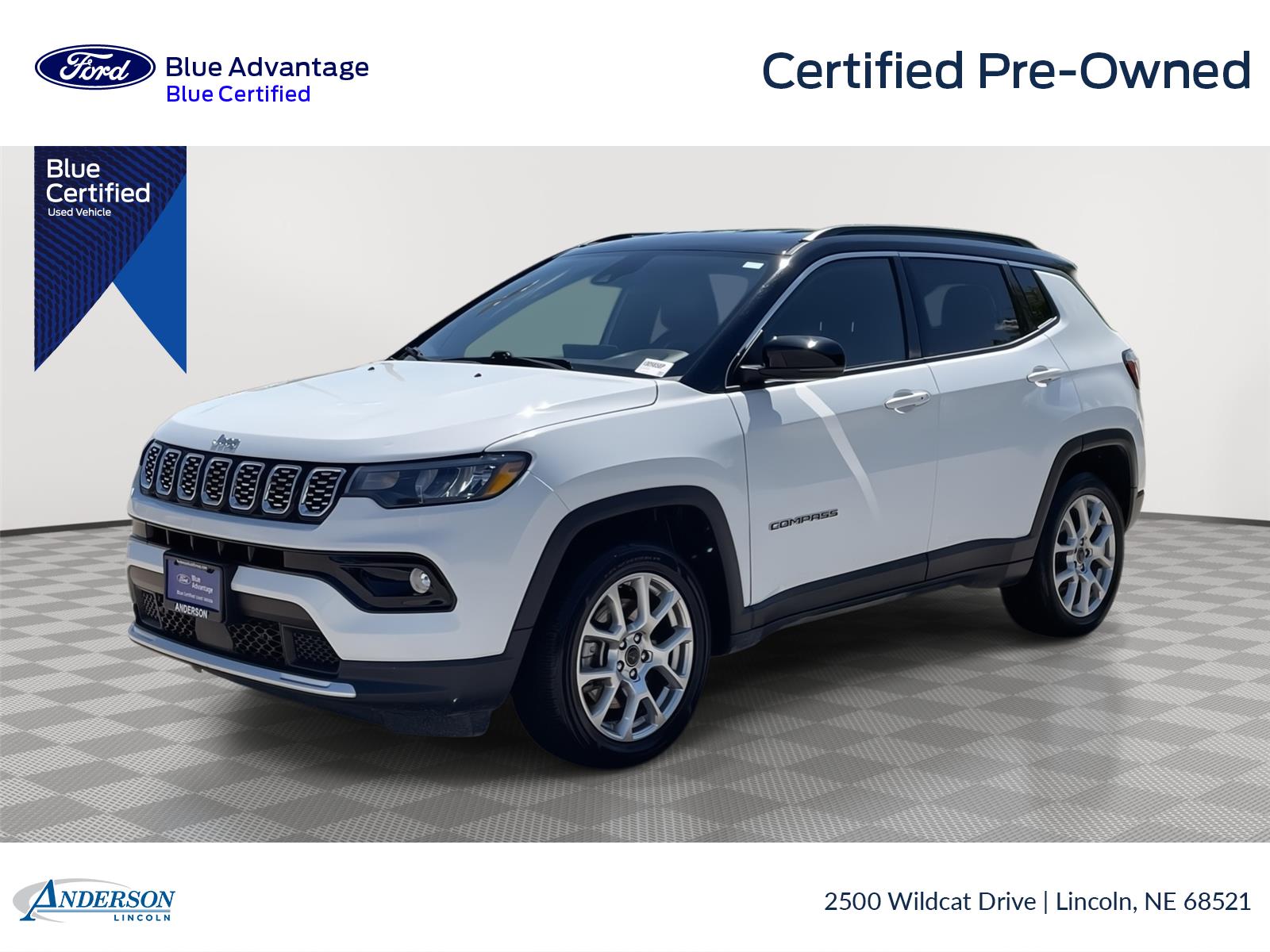 Bright White Clearcoat 2025 Jeep Compass SUV / Crossover Four-Wheel Drive 8-Speed Automatic