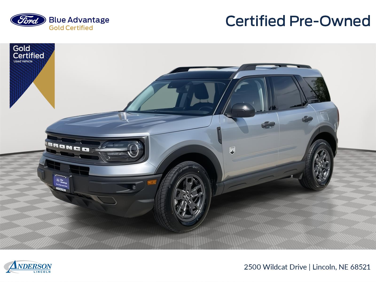 Iconic Silver 2021 Ford Bronco Sport SUV / Crossover All-Wheel Drive 8-Speed Automatic