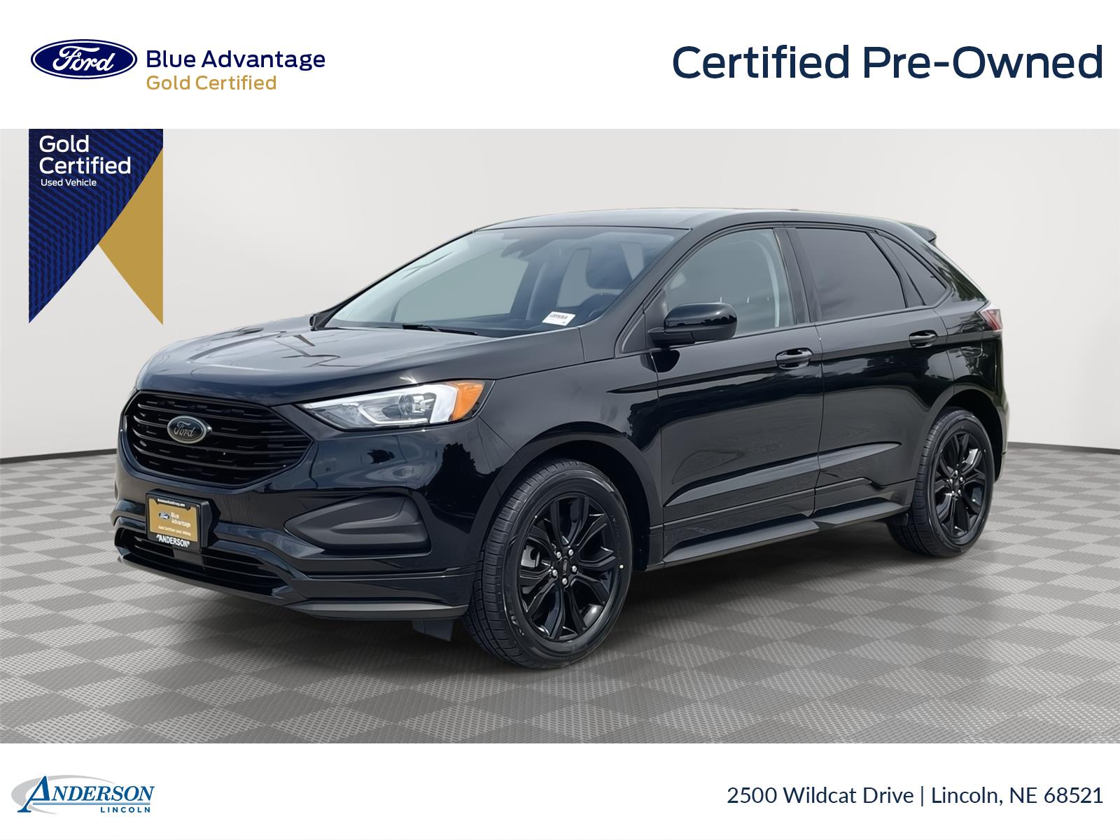 Agate Black 2023 Ford Edge SUV / Crossover All-Wheel Drive 8-Speed Automatic