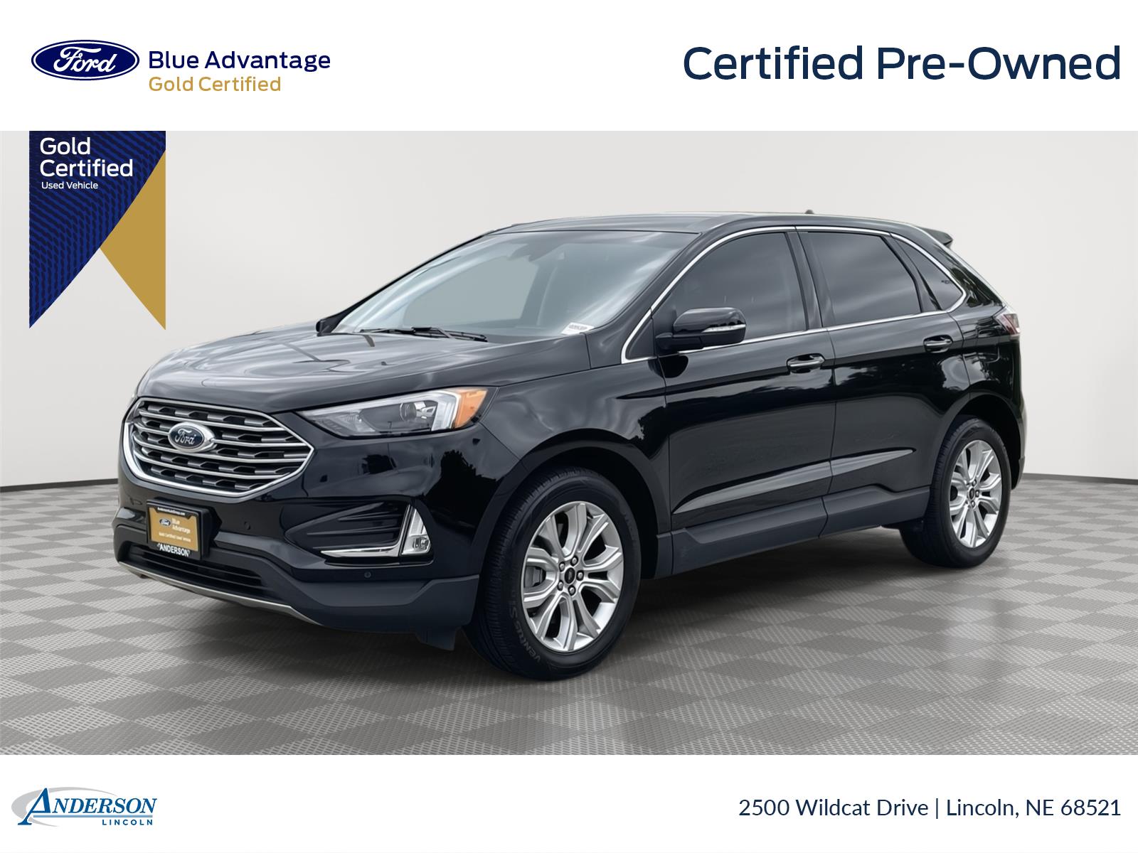 Agate Black 2024 Ford Edge SUV / Crossover All-Wheel Drive 8-Speed Automatic