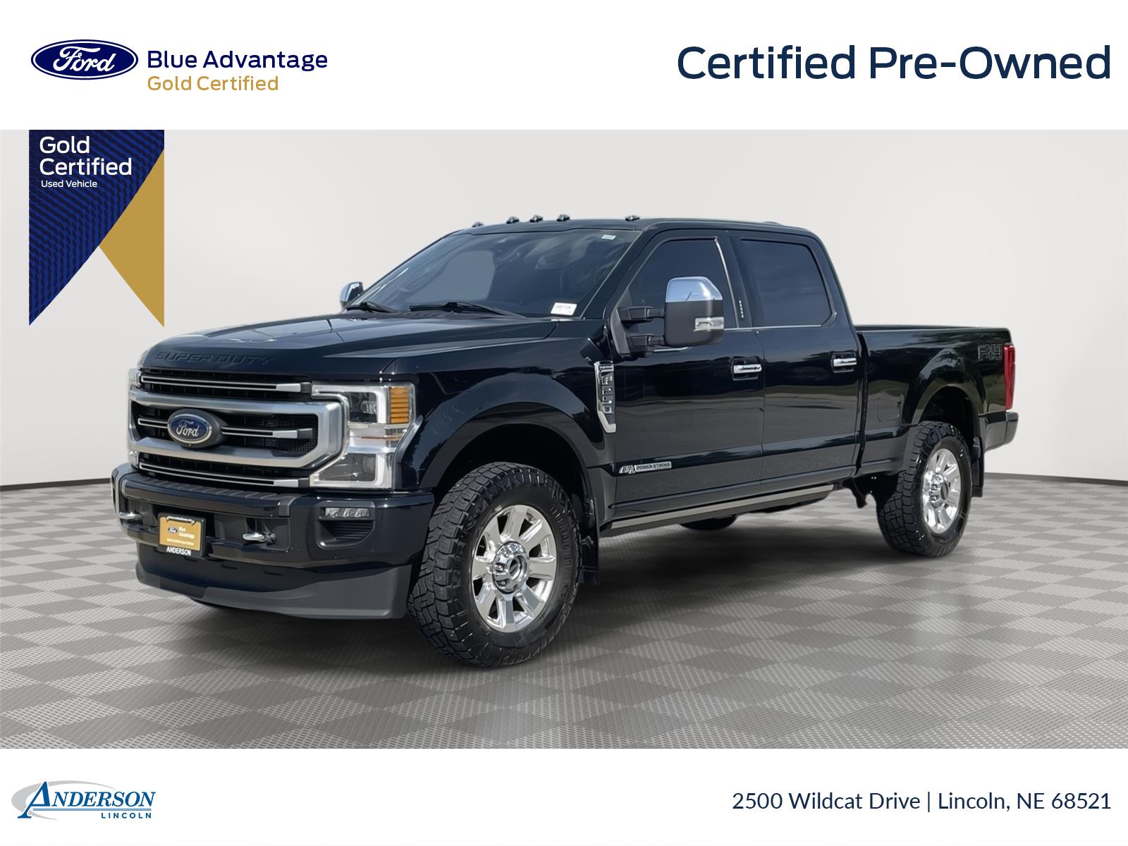 Agate Black 2022 Ford F-250 Super Duty Pickup Truck Four-Wheel Drive Automatic
