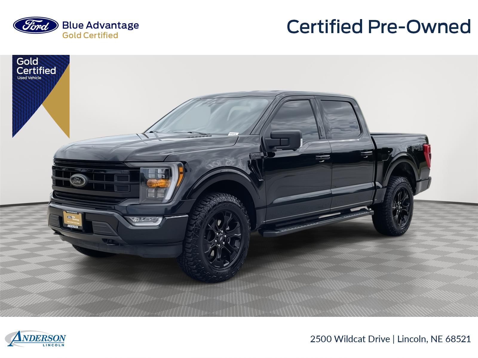 Agate Black 2022 Ford F-150 Pickup Truck Four-Wheel Drive Automatic