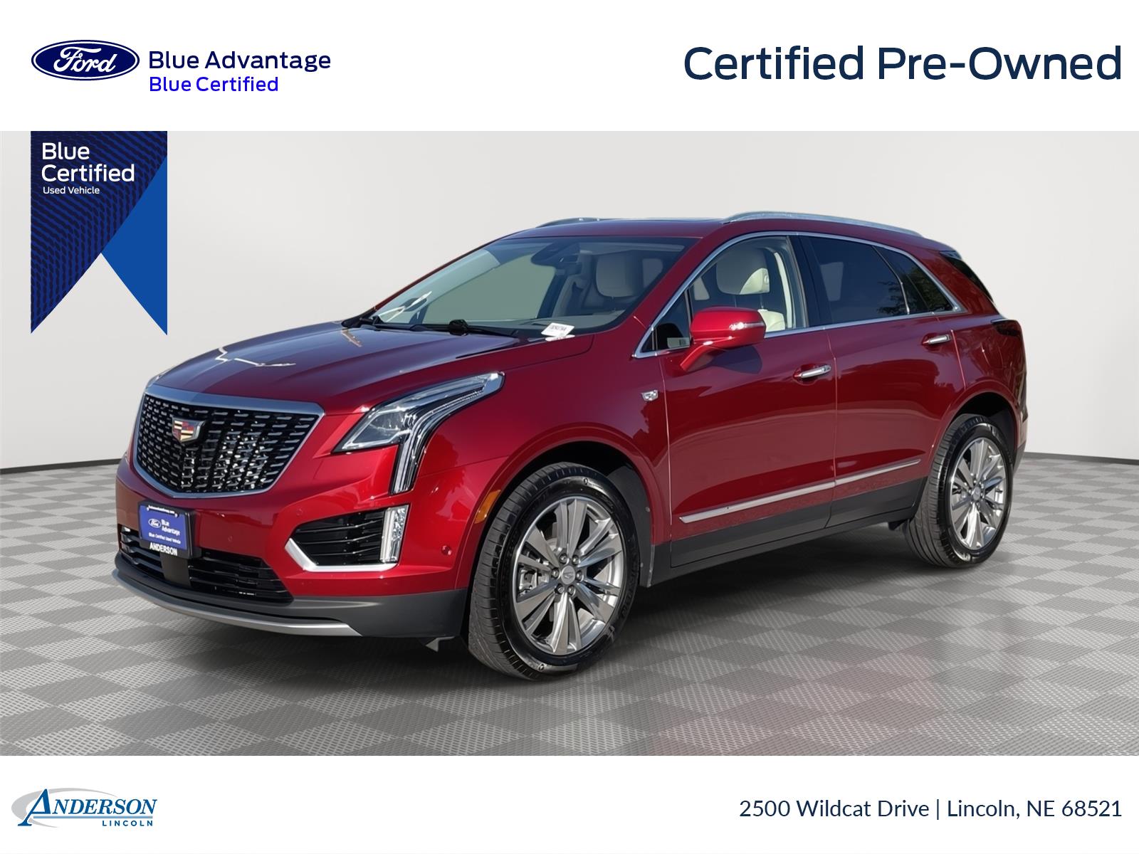 Radiant Red Tintcoat 2025 Cadillac XT5 SUV / Crossover Four-Wheel Drive 9-Speed Automatic