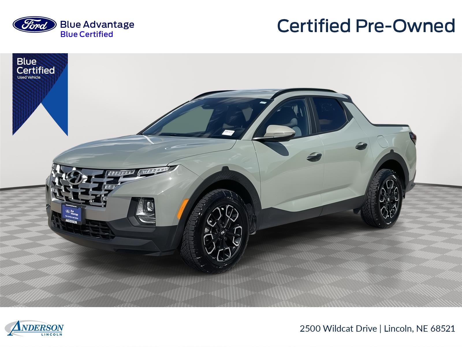 Sage Gray 2023 Hyundai Santa Cruz Pickup Truck All-Wheel Drive Automatic