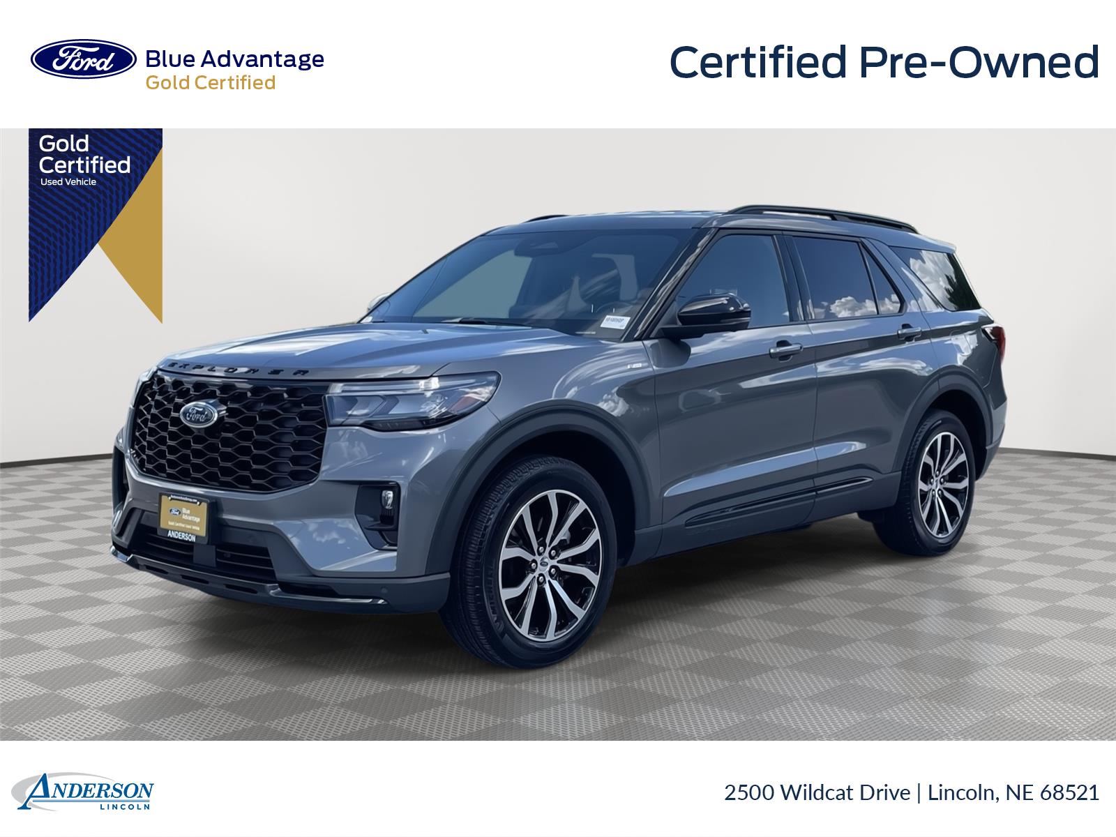 Carbonized Gray 2026 Ford Explorer SUV / Crossover All-Wheel Drive Automatic