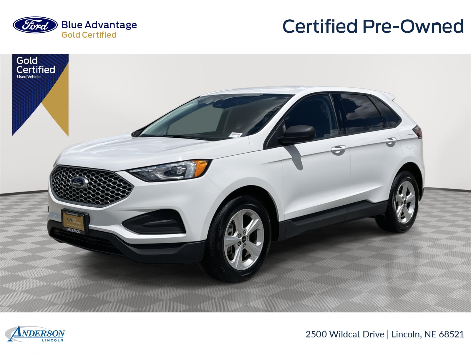 Oxford White 2023 Ford Edge SUV / Crossover All-Wheel Drive 8-Speed Automatic