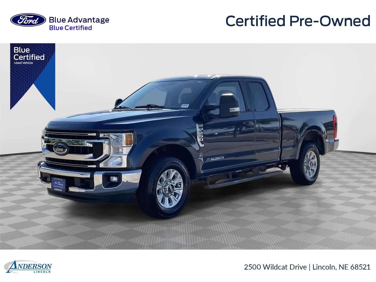 Blue Jeans 2020 Ford F-250 Super Duty Pickup Truck 4X2 Automatic