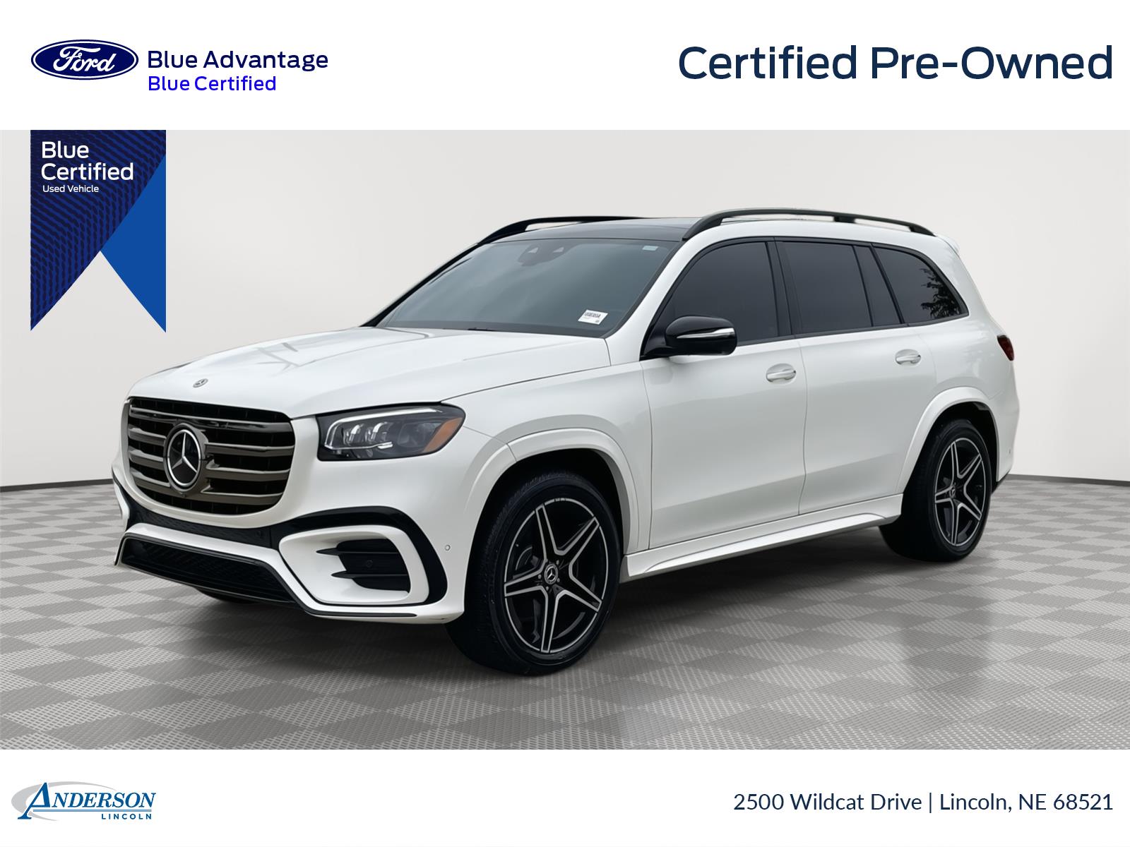 MANUFAKTUR Diamond White Metallic 2024 Mercedes-Benz GLS SUV / Crossover All-Wheel Drive Automatic