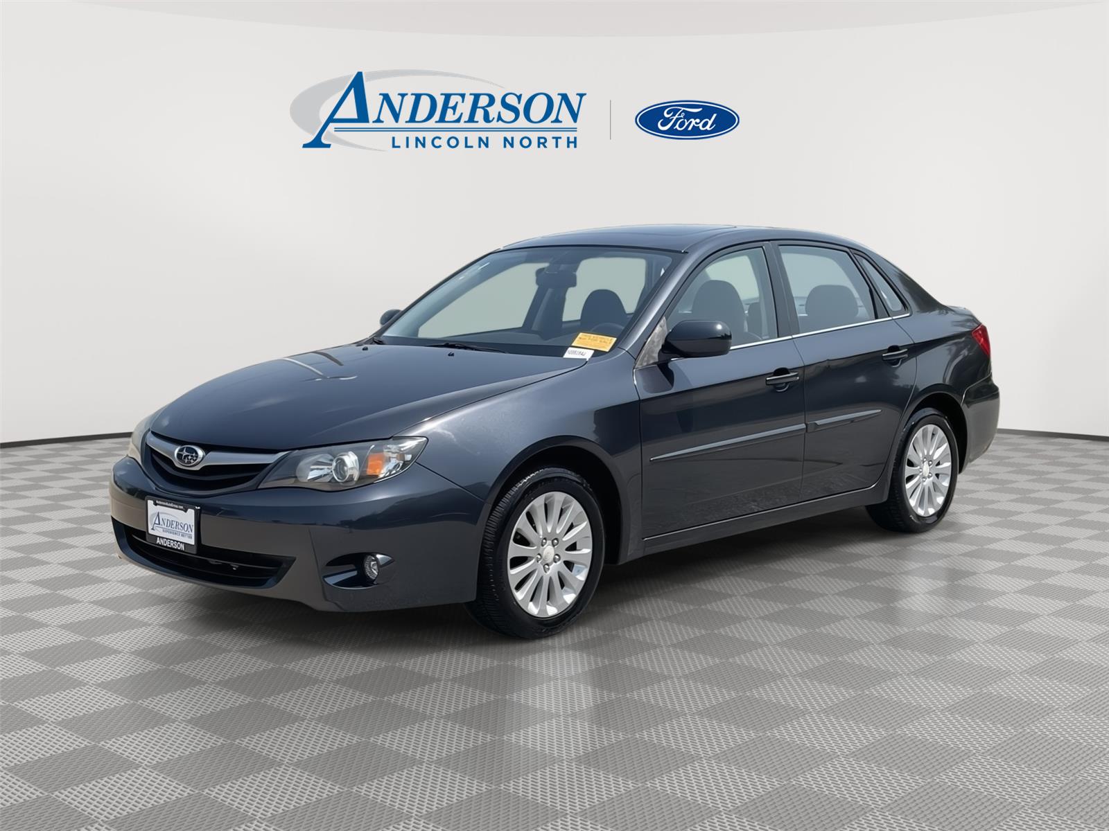 Dark Gray Metallic 2010 Subaru Impreza Sedan All-Wheel Drive Manual
