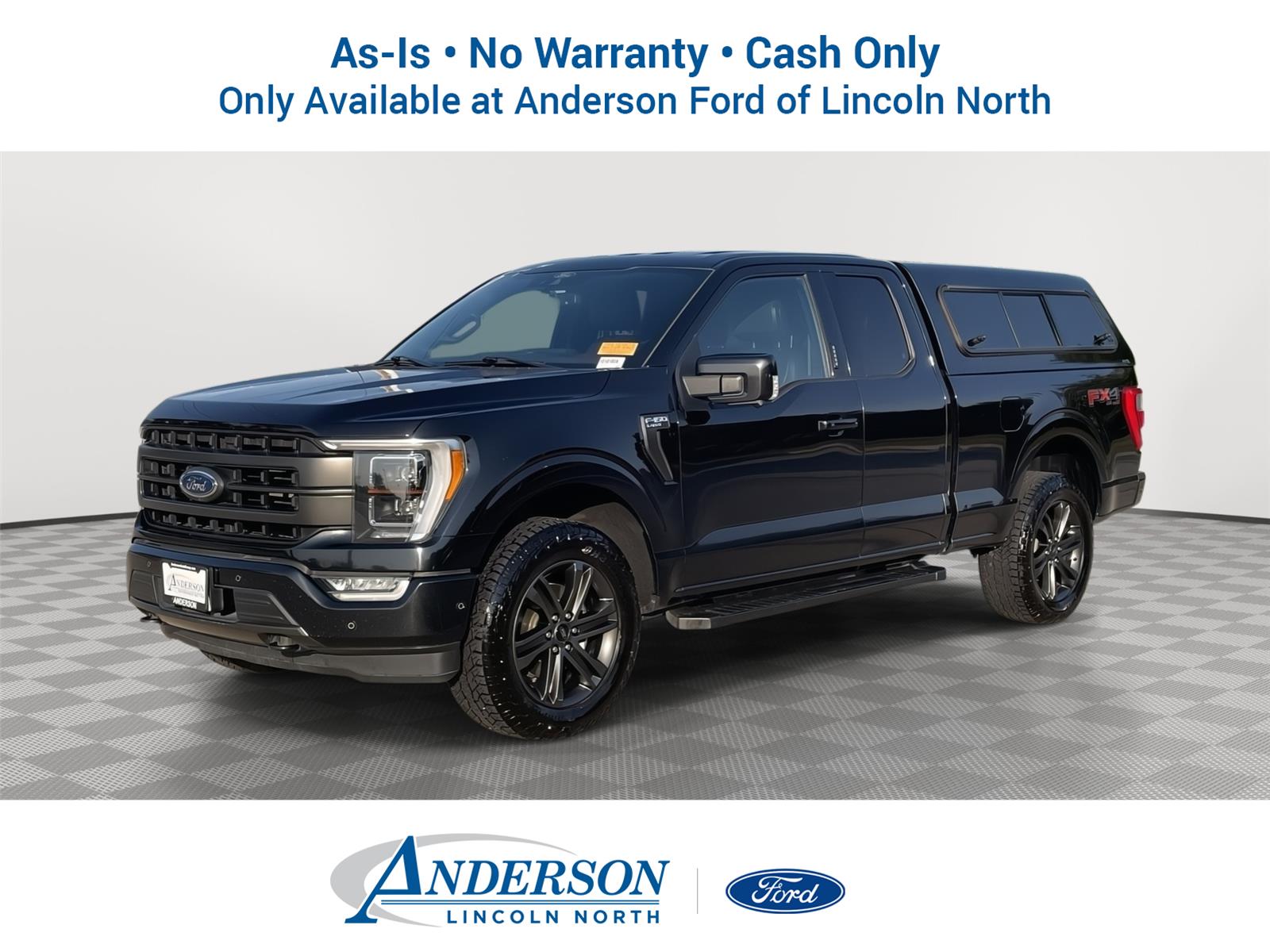 Agate Black 2021 Ford F-150 Pickup Truck Four-Wheel Drive Automatic
