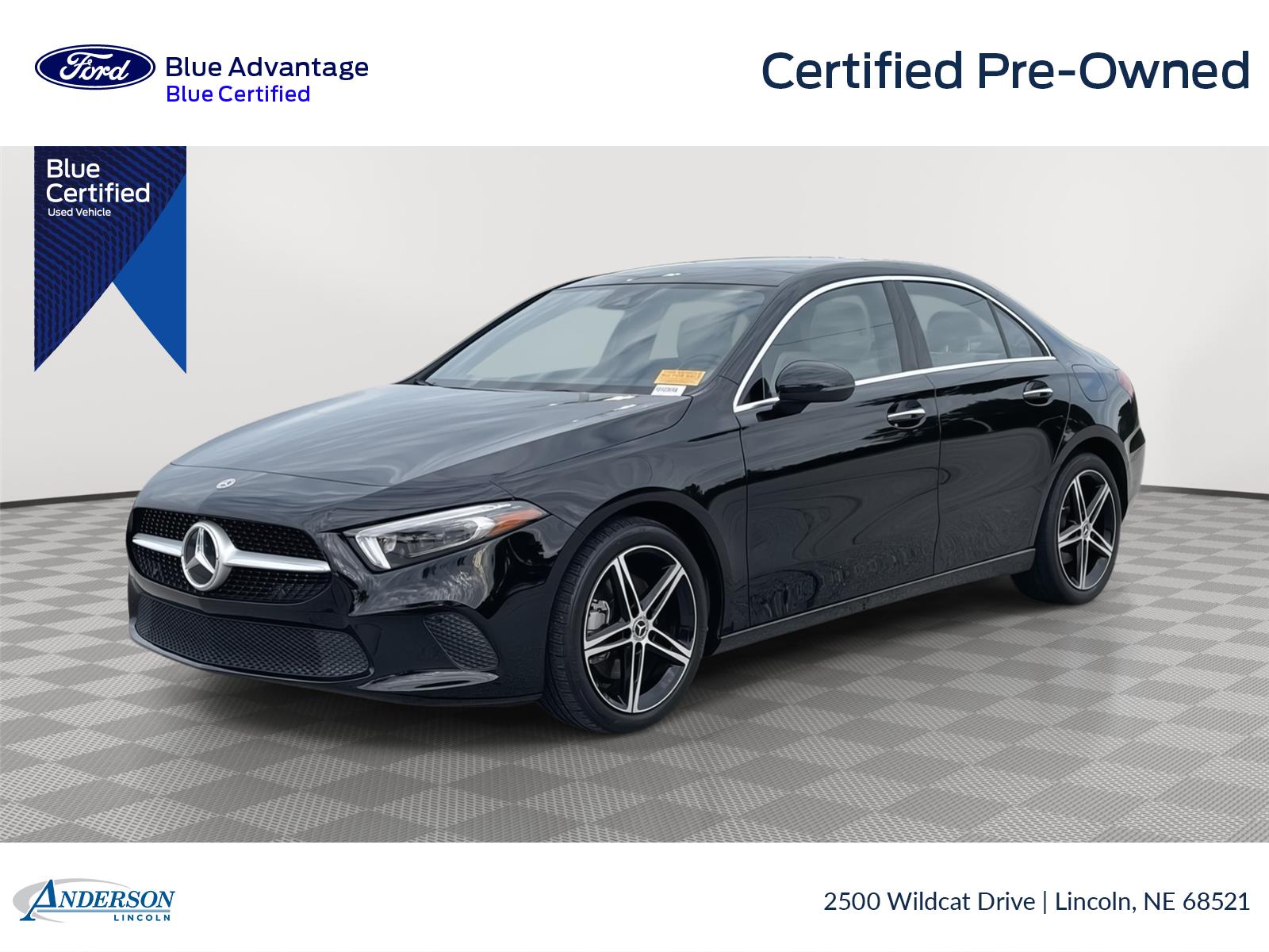 Night Black 2022 Mercedes-Benz A-Class Sedan All-Wheel Drive Automatic