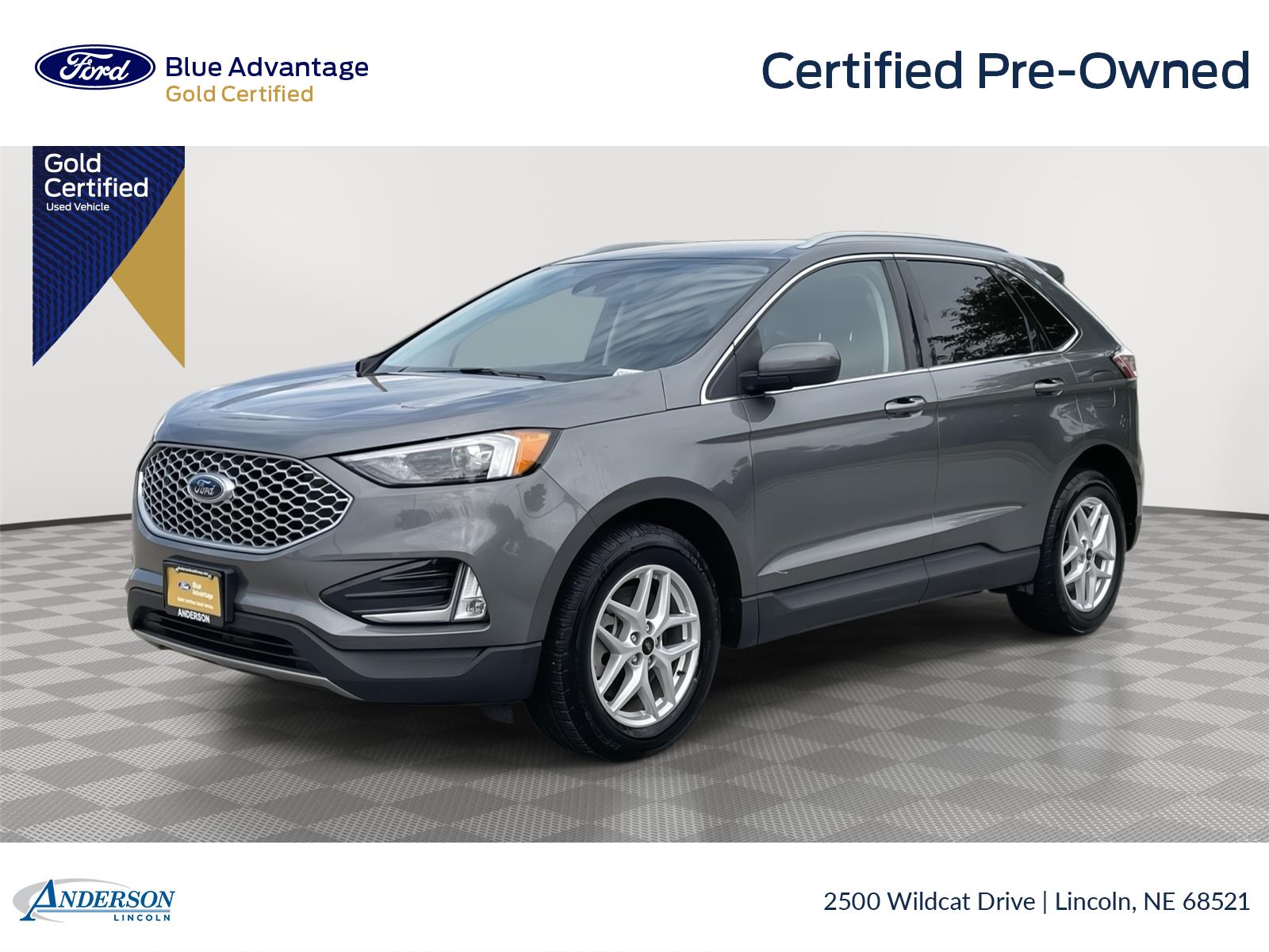 Carbonized Gray 2024 Ford Edge SUV / Crossover All-Wheel Drive 8-Speed Automatic