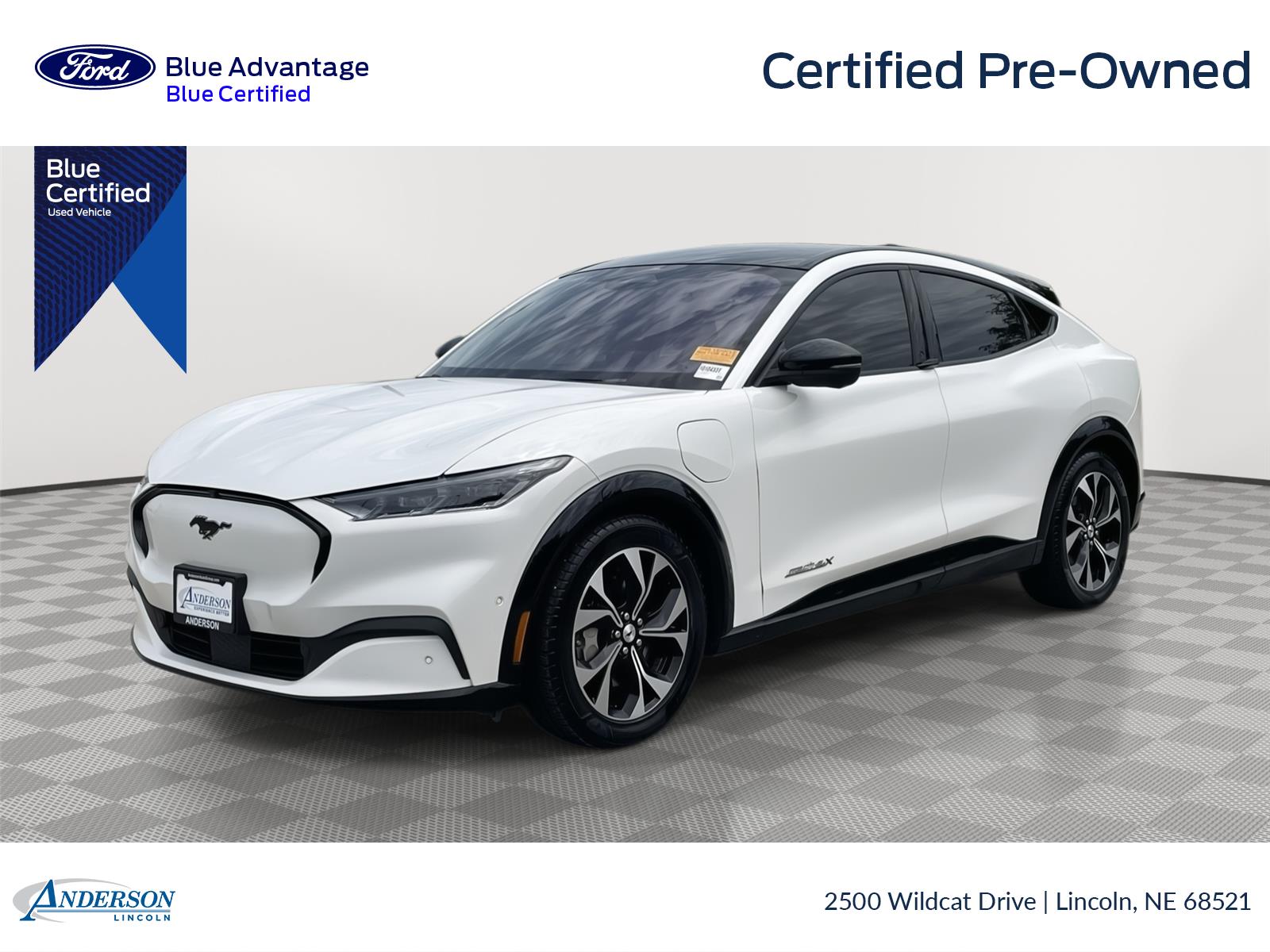 Star White Metallic Tri-Coat 2021 Ford Mustang Mach-E SUV / Crossover All-Wheel Drive 1-Speed Dual Clutch