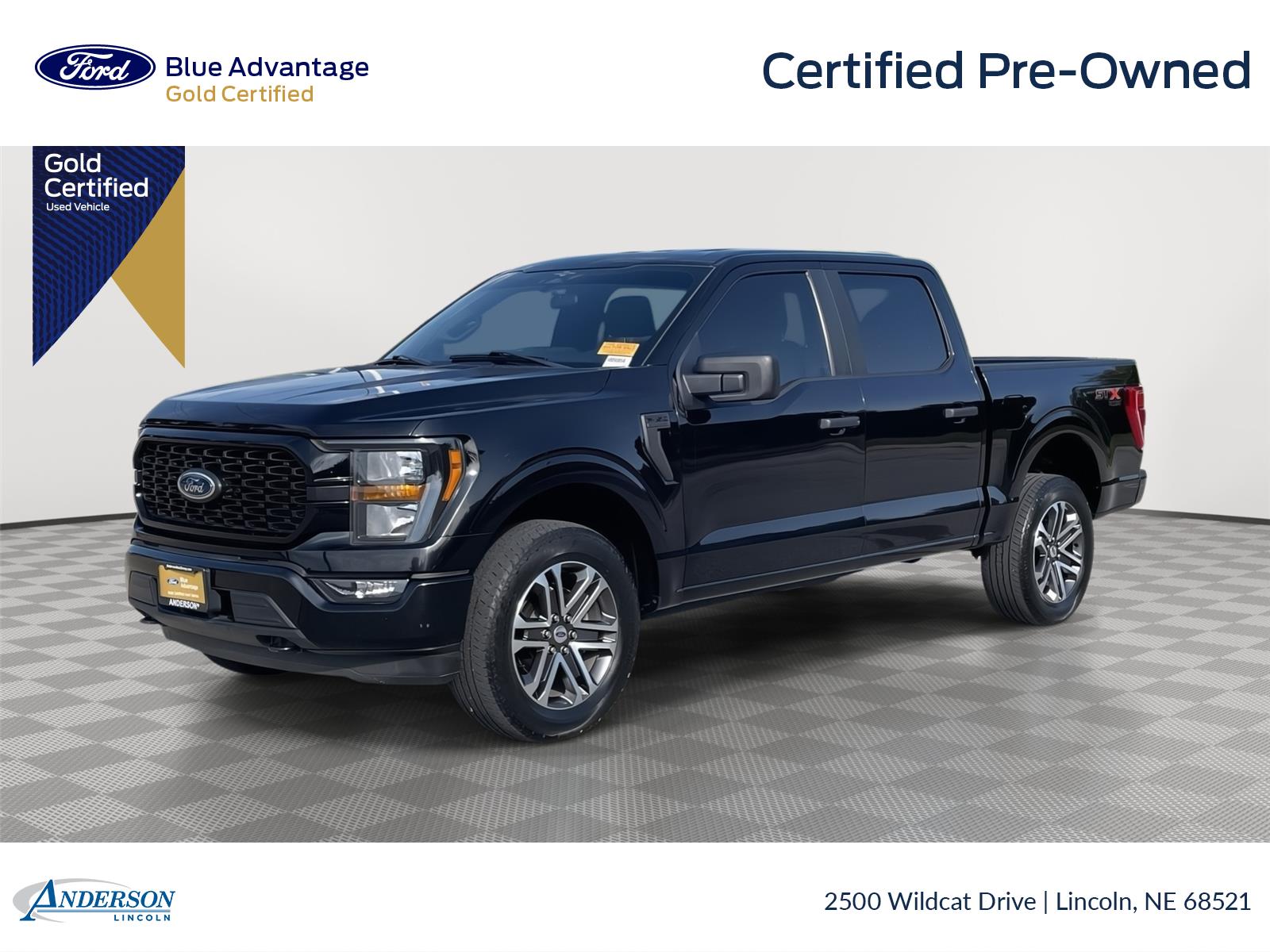 Agate Black 2023 Ford F-150 Pickup Truck Four-Wheel Drive Automatic