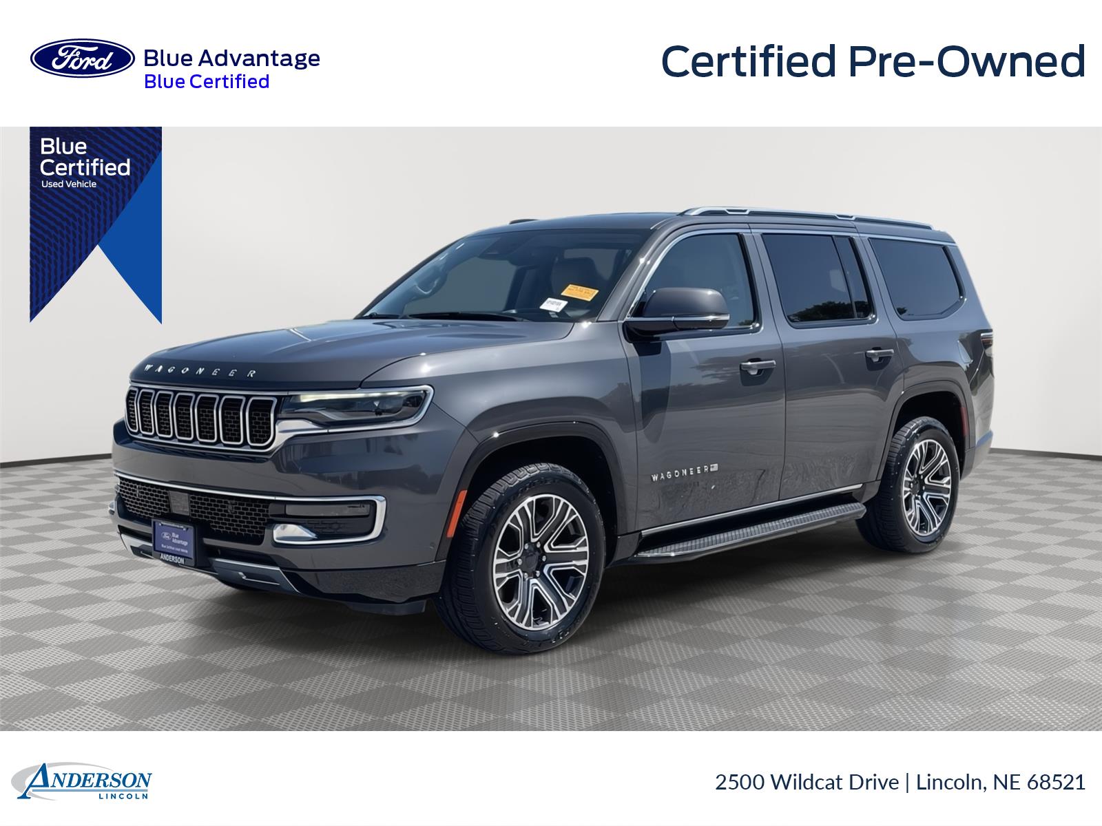 Baltic Gray Metallic Clearcoat 2022 Jeep Wagoneer SUV / Crossover Four-Wheel Drive 8-Speed Automatic